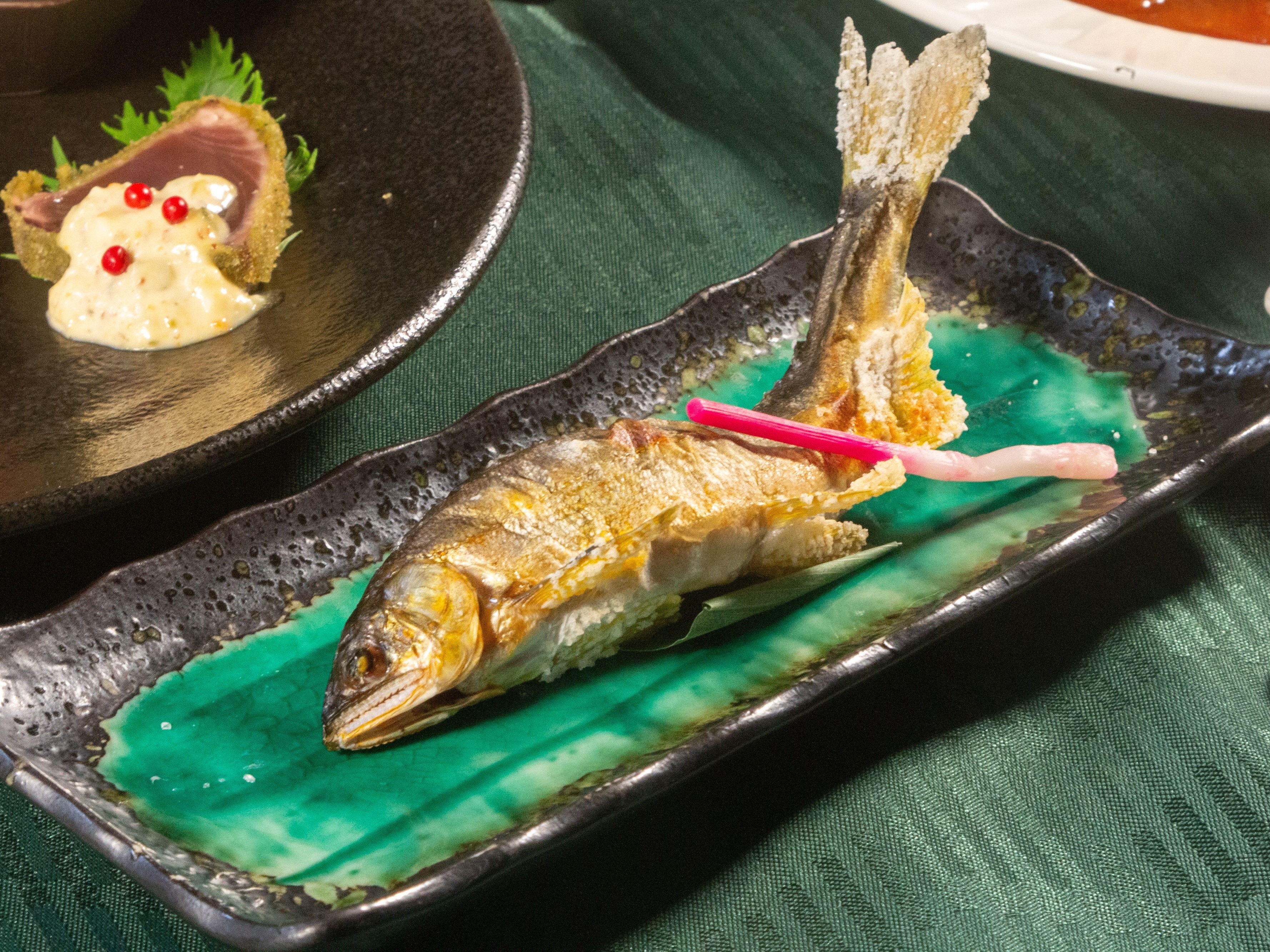 2025【秋】お丸山会席　喜連川産鮎の塩焼き