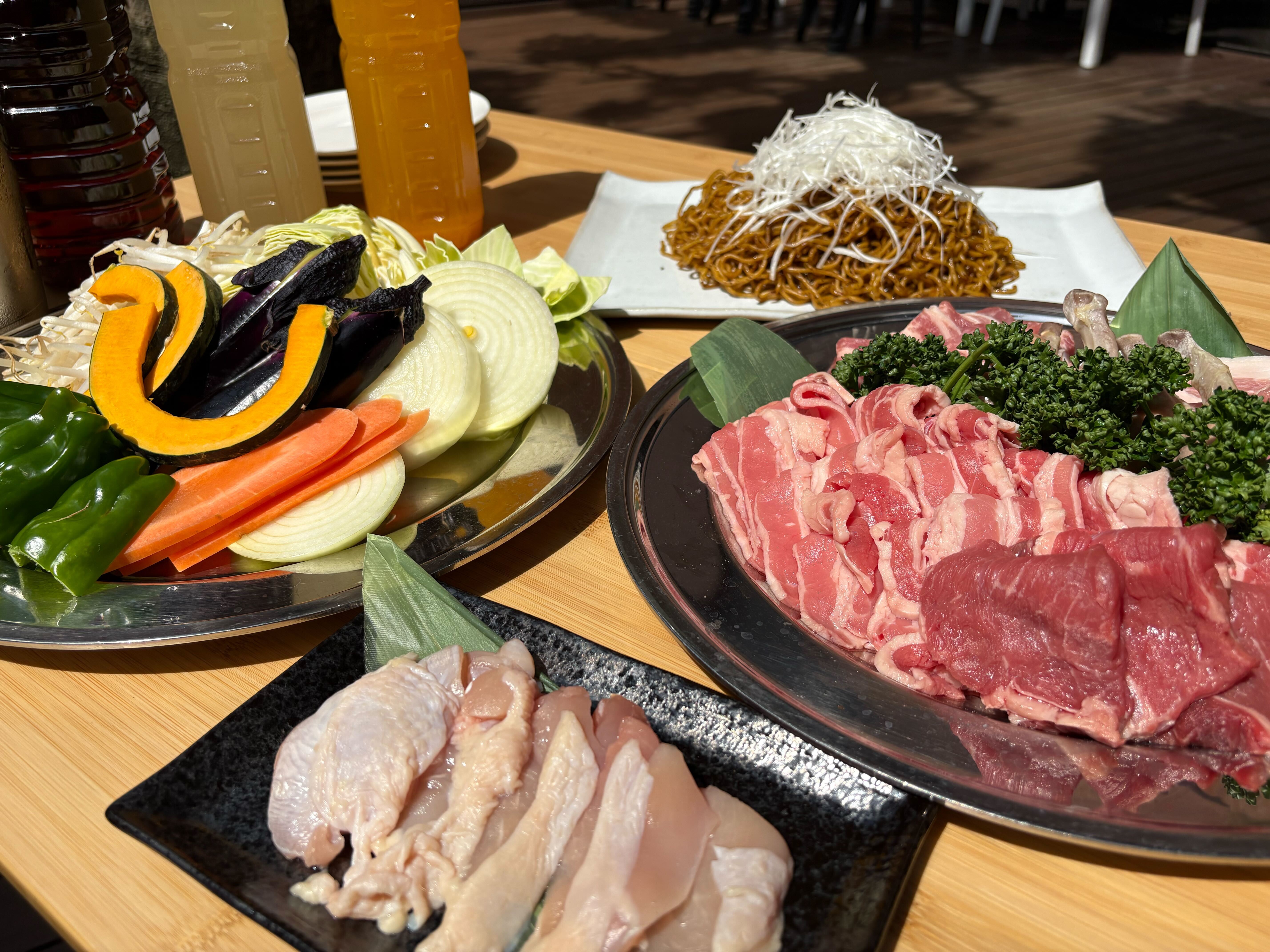 手ぶらで手軽にBBQランチ付き◆1泊3食付◆お丸山会席プラン
