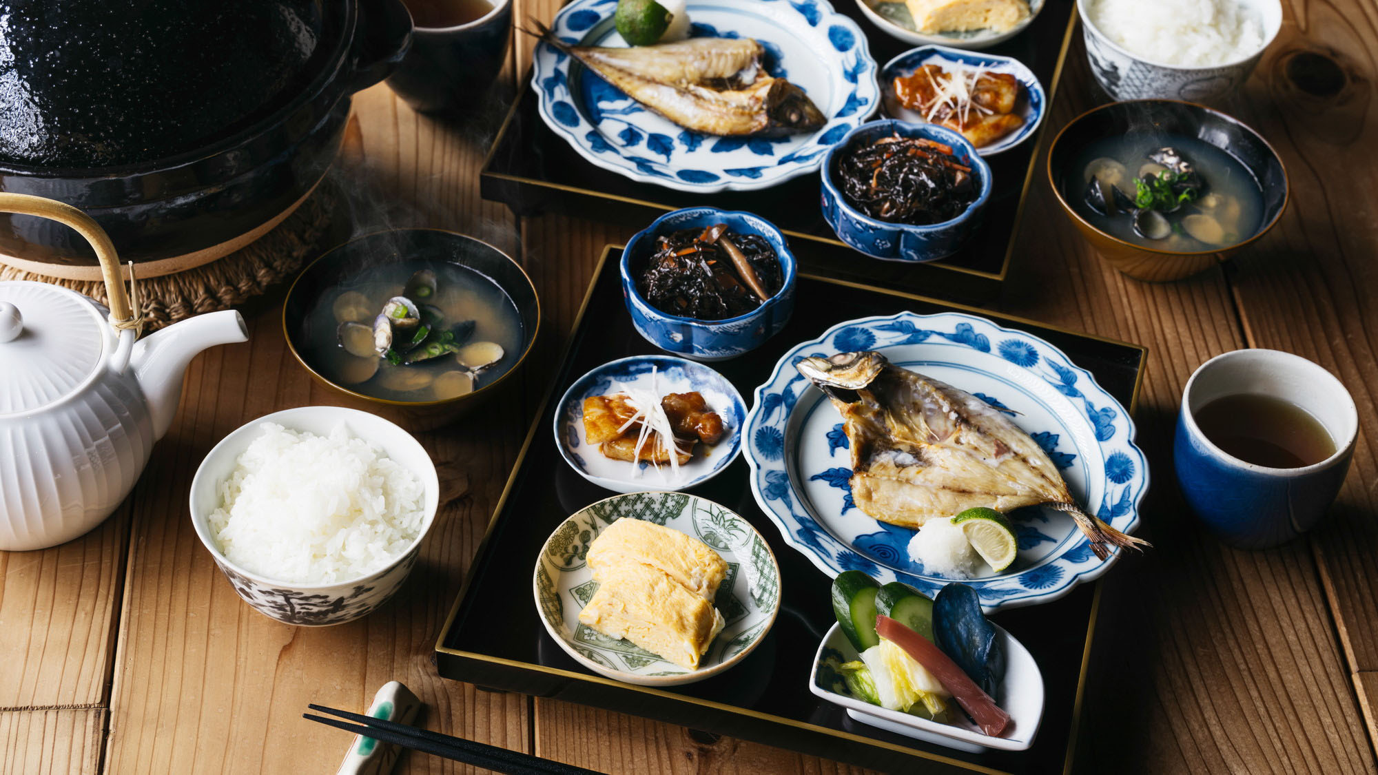 【朝食】この土地ならではの食材を取り入れた、からだが喜ぶ朝ごはんです