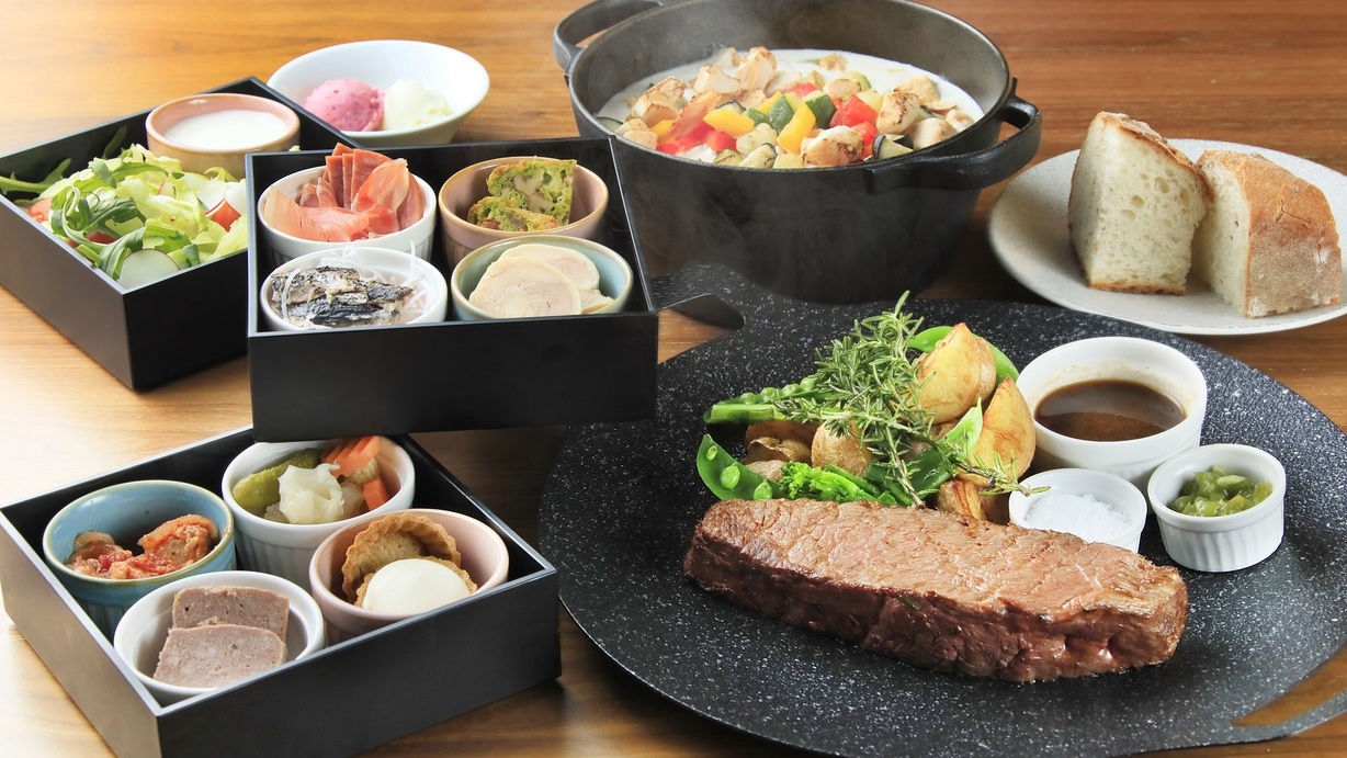 【期間限定×ニューヨークスタイルステーキ】お部屋食でプライベートなおこもり旅を堪能＜ステーキ☆＞
