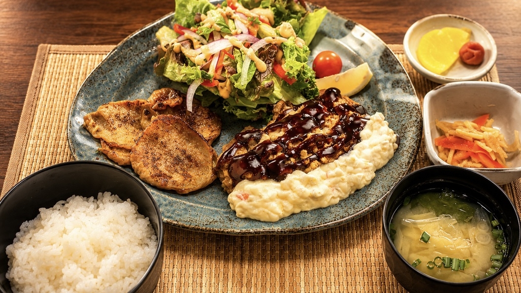 夕食付プラン♪都城オリジナル定食付きプラン【駐車場無料・朝食バイキング無料】