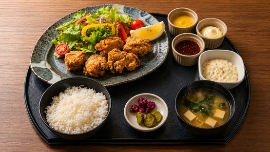夕食付プラン♪都城オリジナル定食付きプラン【バイキング朝食付き】
