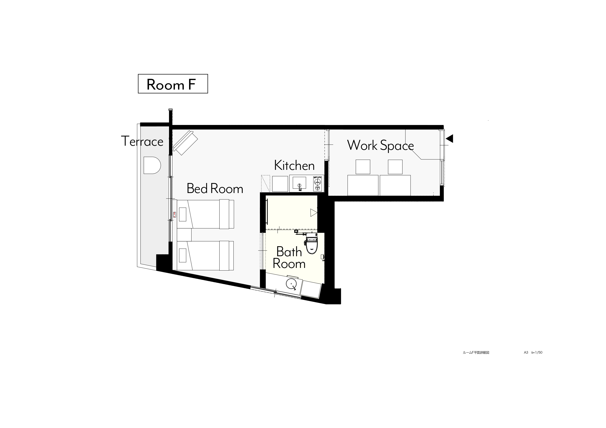 Room 3F 間取り図