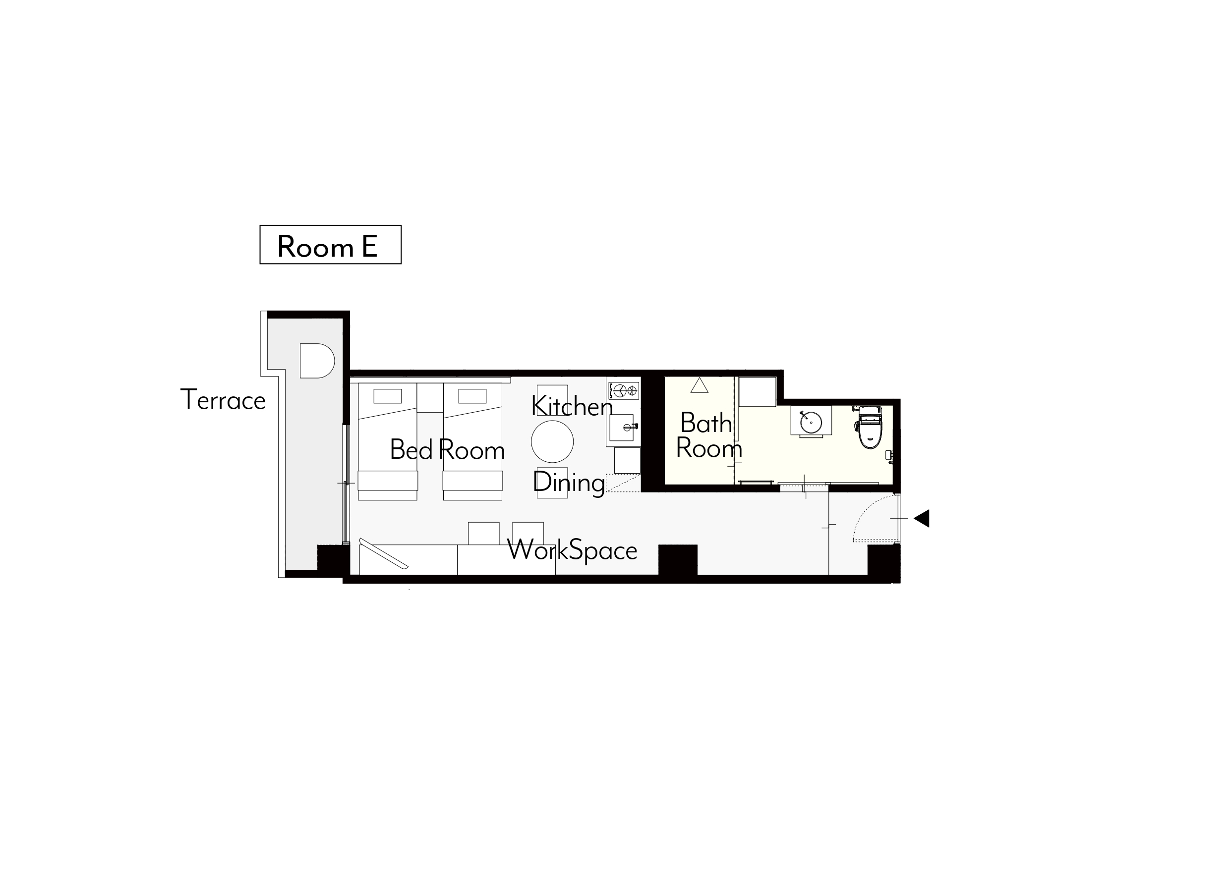 Room4E 間取り図