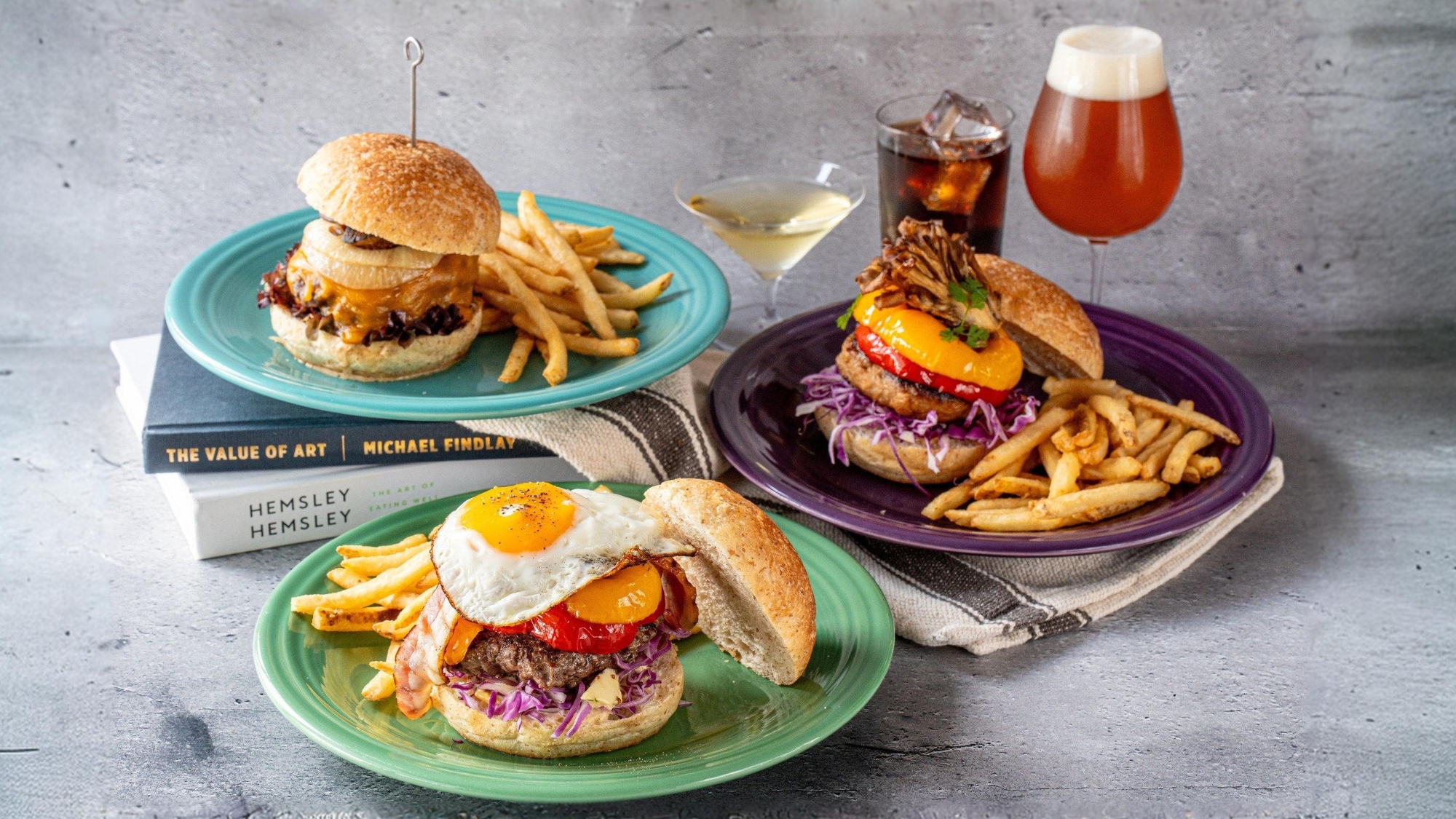 選べる3種のGraphic特製バーガー