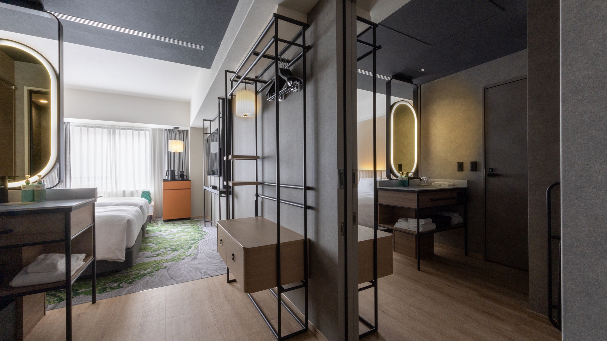 【コネクティングルーム】室内の扉でつながり、自由に行き来OK