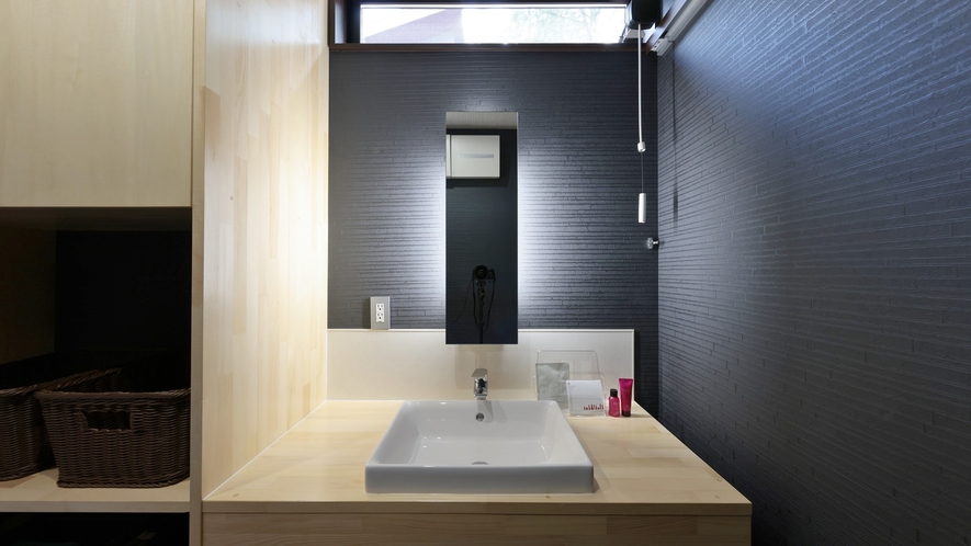 *【客室一例】洗面所/シンプルなデザイン。身支度はこちらで。