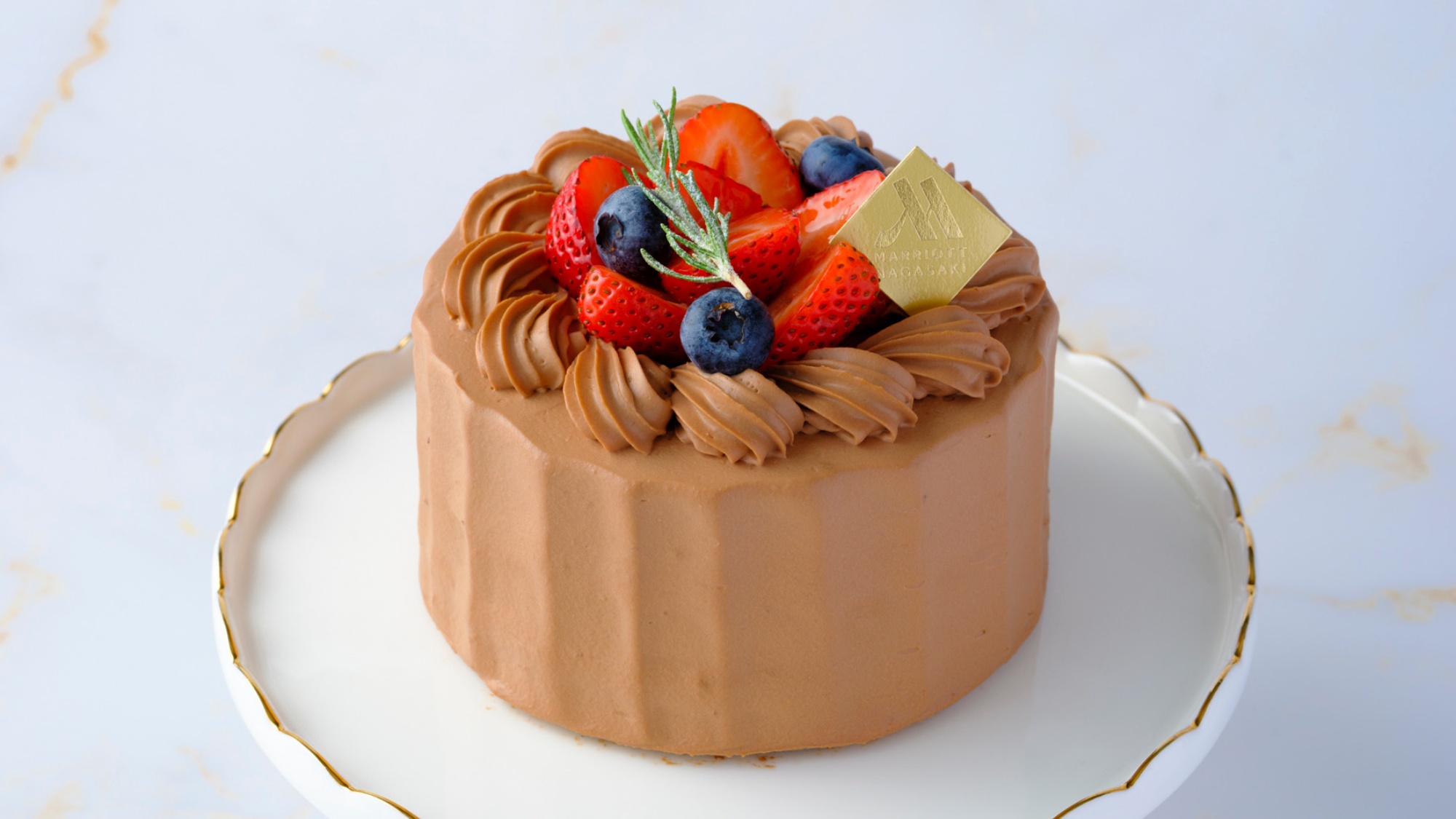 【Marriott Celebration】ホテルメイドケーキで彩るアニバーサリー　〜朝食付〜
