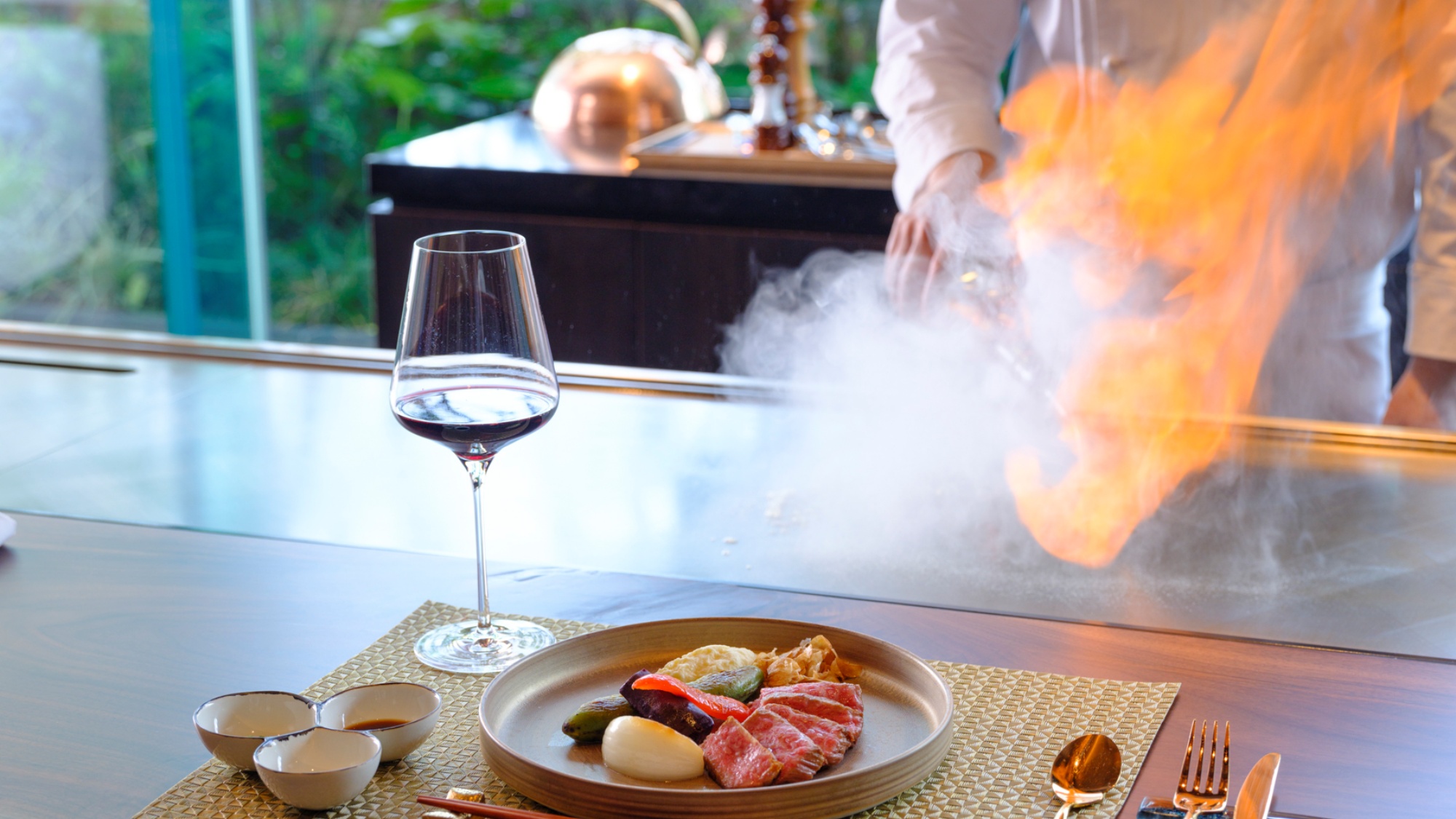 スペシャリティレストラン「鉄板焼 De Jima」　鉄板焼きコース