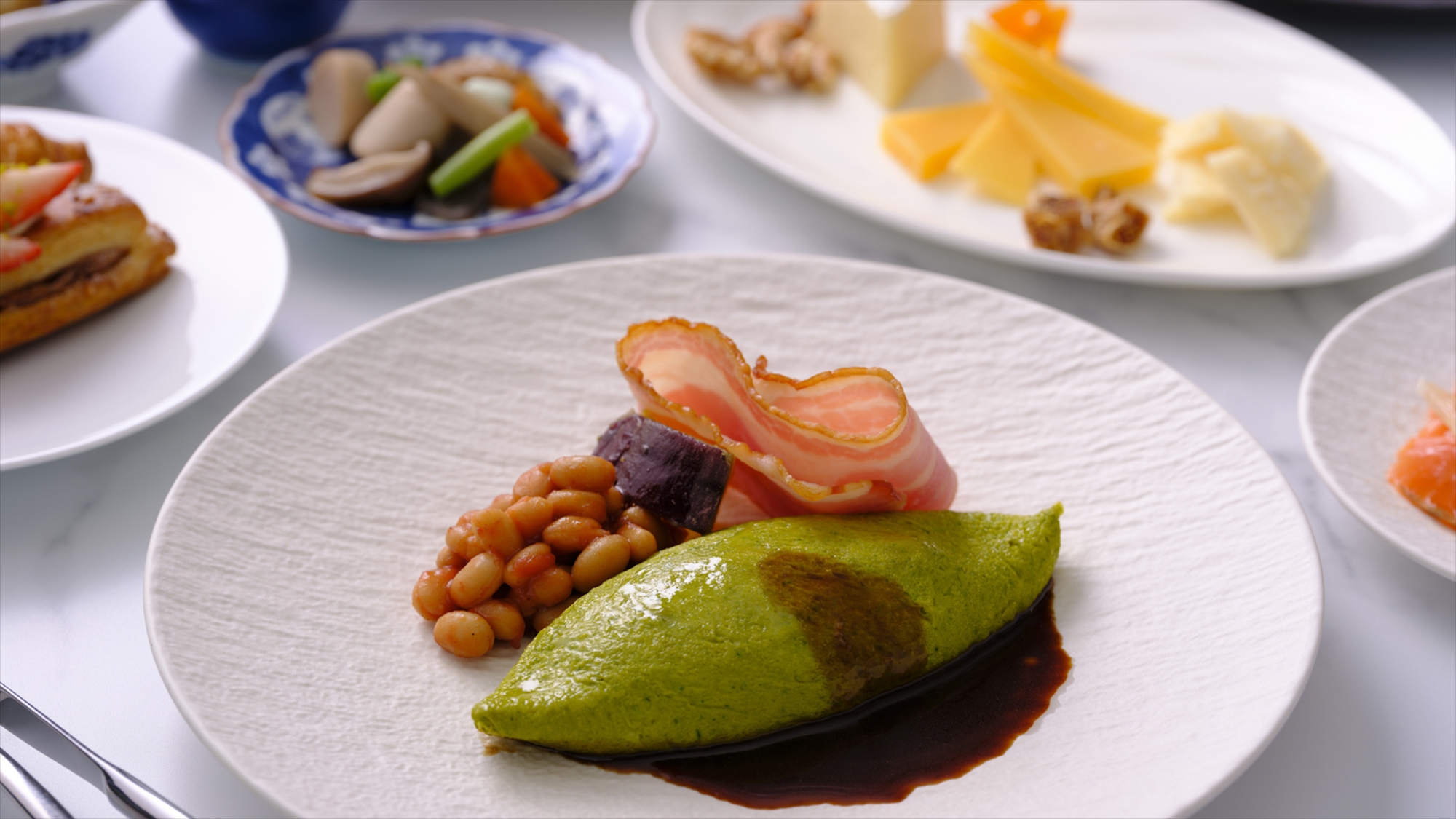 朝食イメージ／シグネチャーグリーンオムレツ