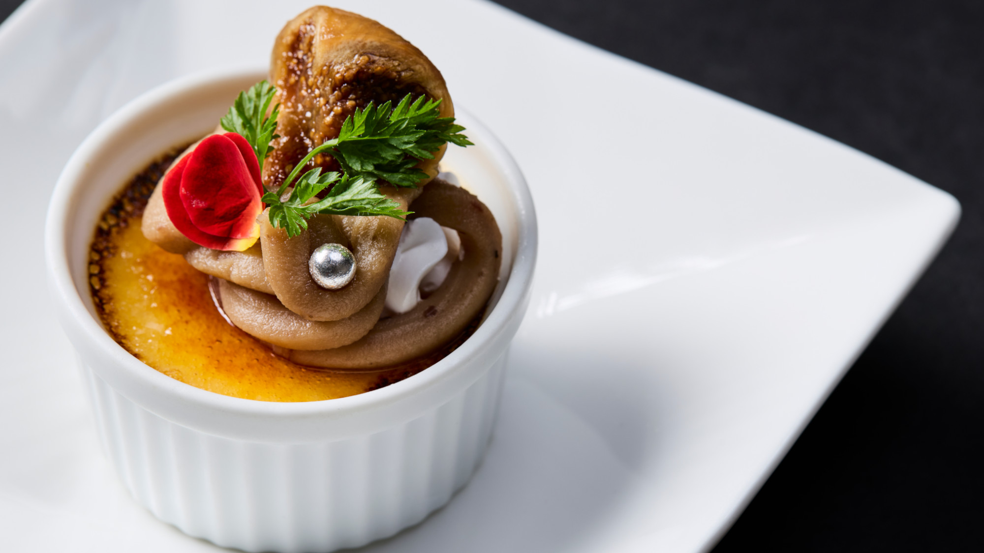 無花果のブリュレ