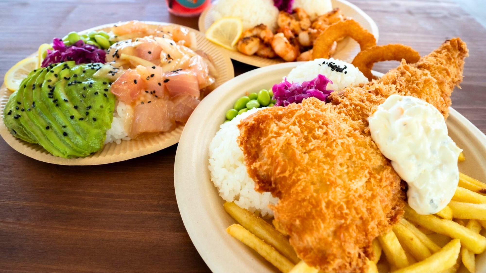 ボリューム満点の南国ランチ