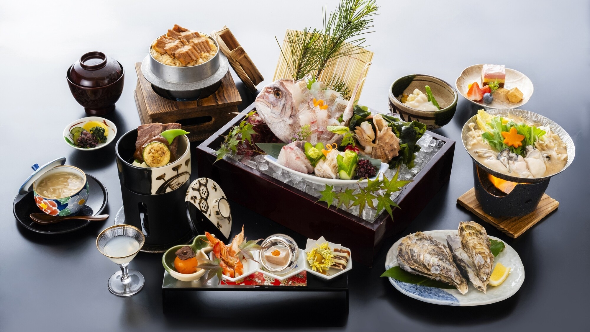 スタンダード◆瀬戸内会席料理を味わうコース◆一泊二食付DP