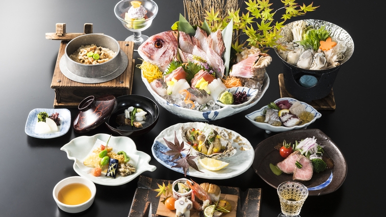 スタンダード◆瀬戸内会席料理を味わうコース◆一泊二食付DP
