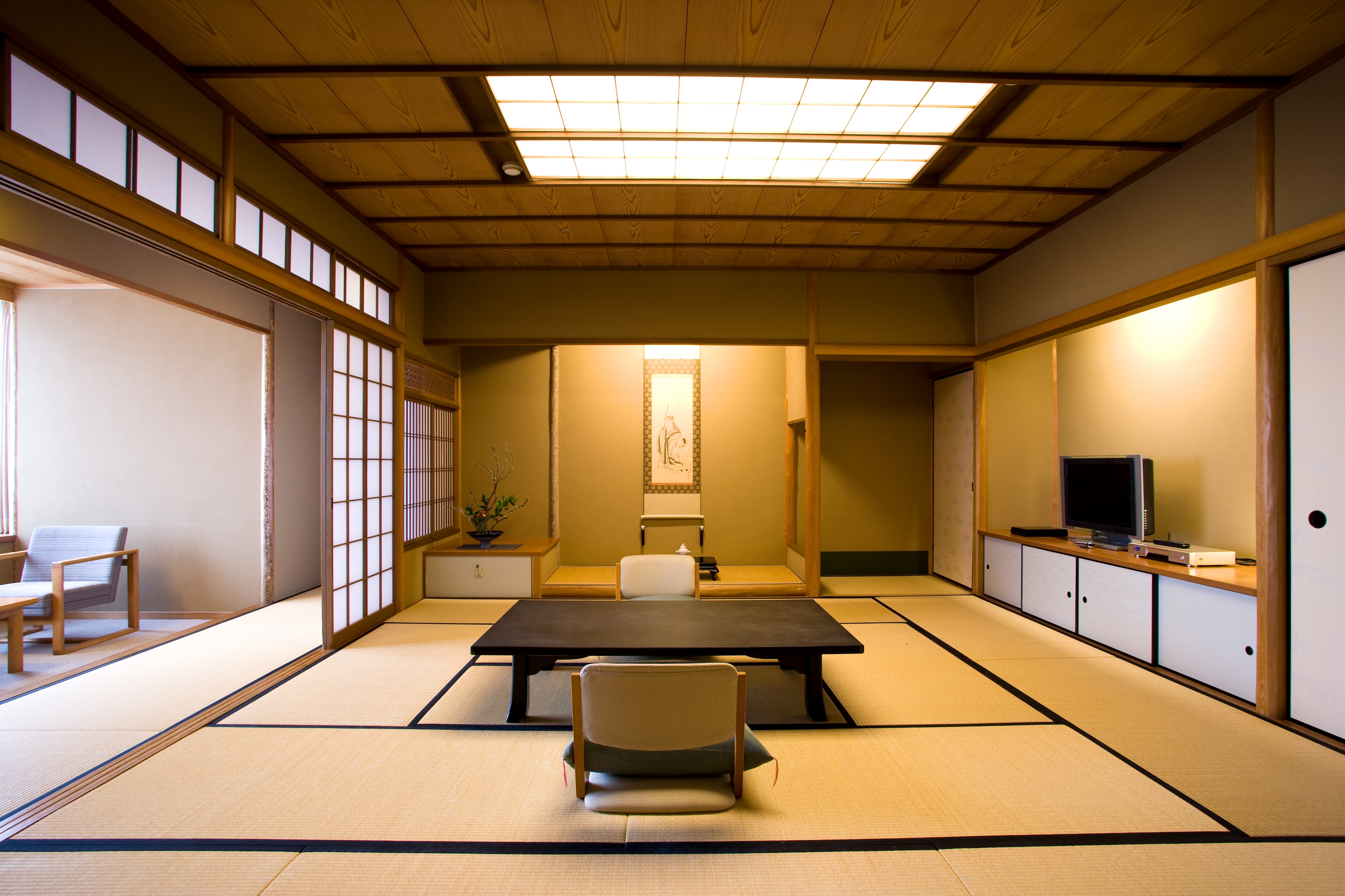 京の数奇屋師の手による、伝統的な日本文化の佇まい