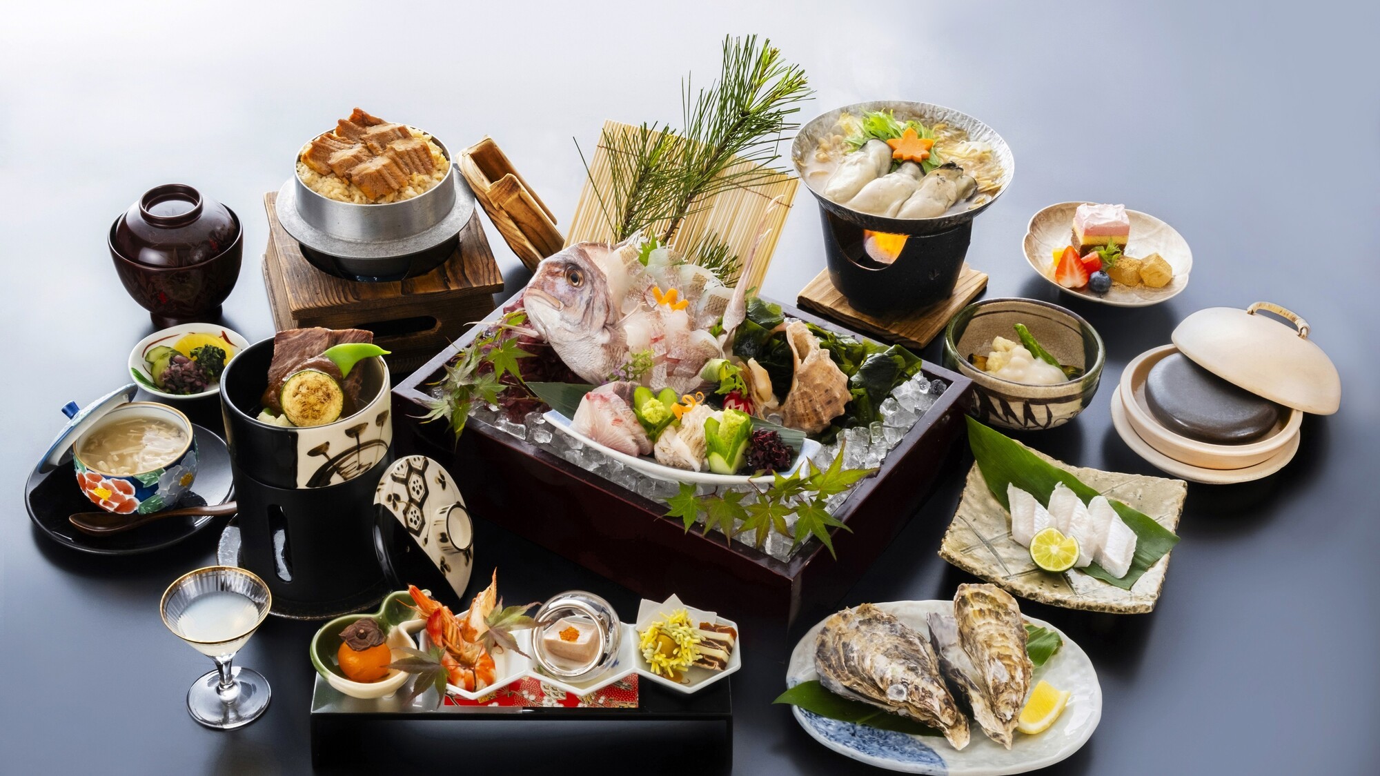 秋アナゴ陶板焼き