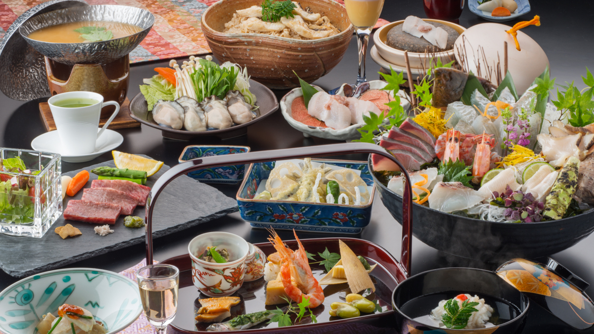 料亭華楽夕食お料理イメージ