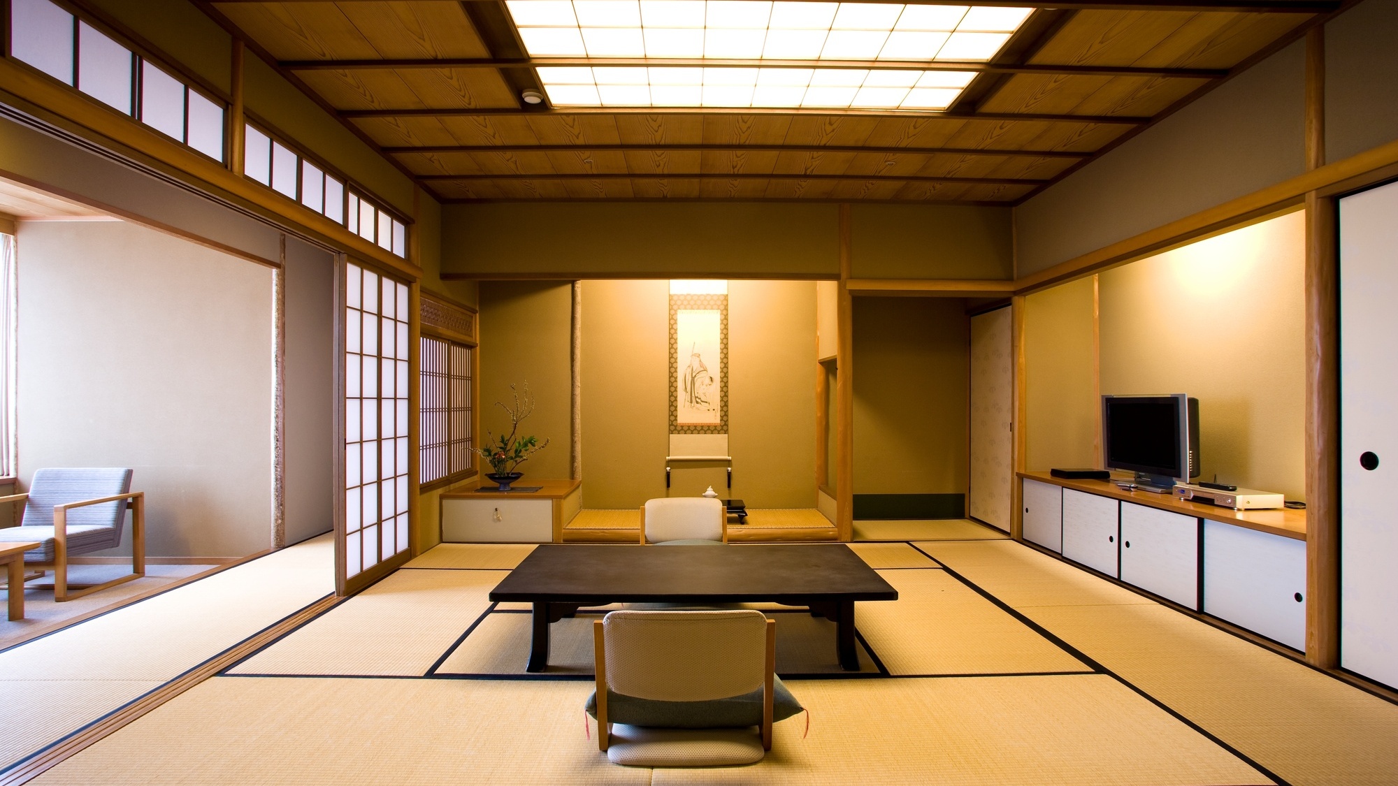 京の数奇屋師の手による、伝統的な日本文化の佇まい