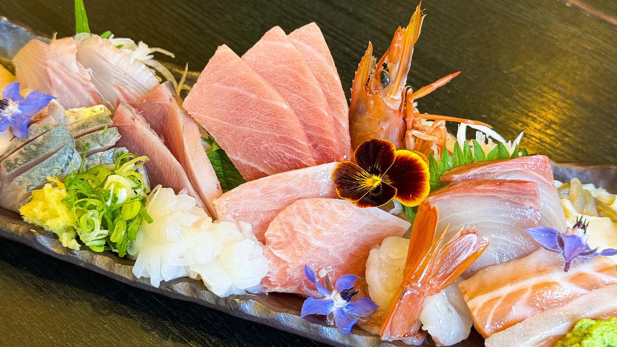 ・【食事】南房総の旬！彩りお造り盛り合わせ（1～2人前）