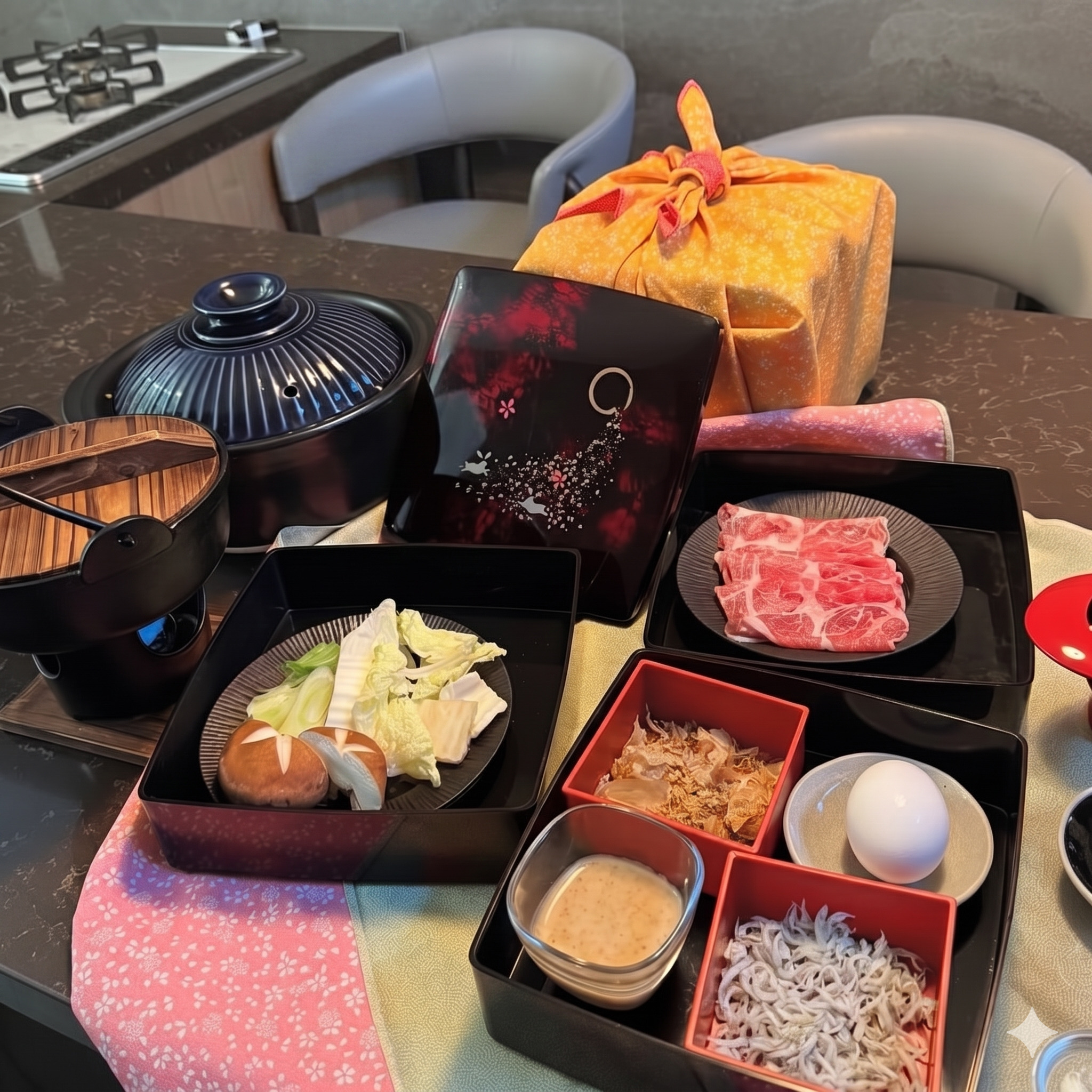 （朝食）伊勢の恵み『しゃぶしゃぶ』