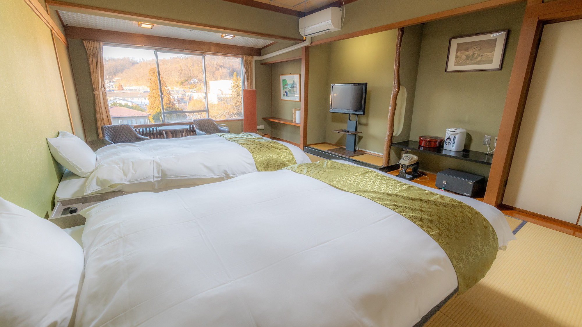 【ツインベッド】和室10畳