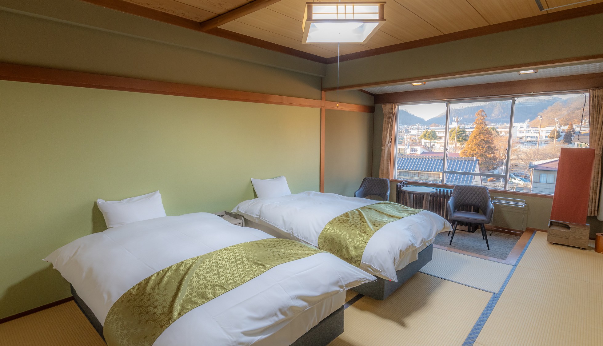 【ツインベッド】和室10畳