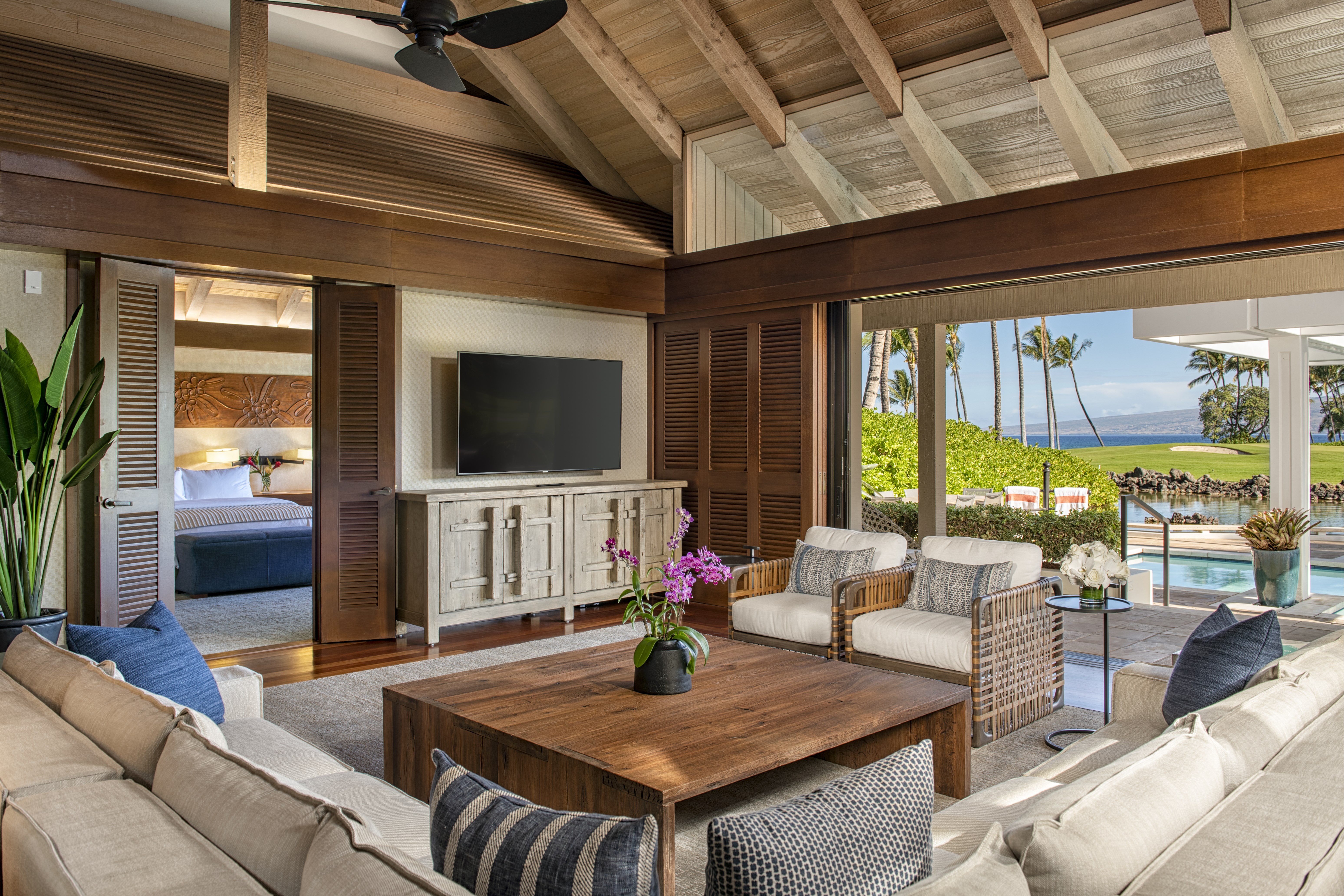 2ベッドルーム  オーシャンビュー レジデンス リビングルーム一例