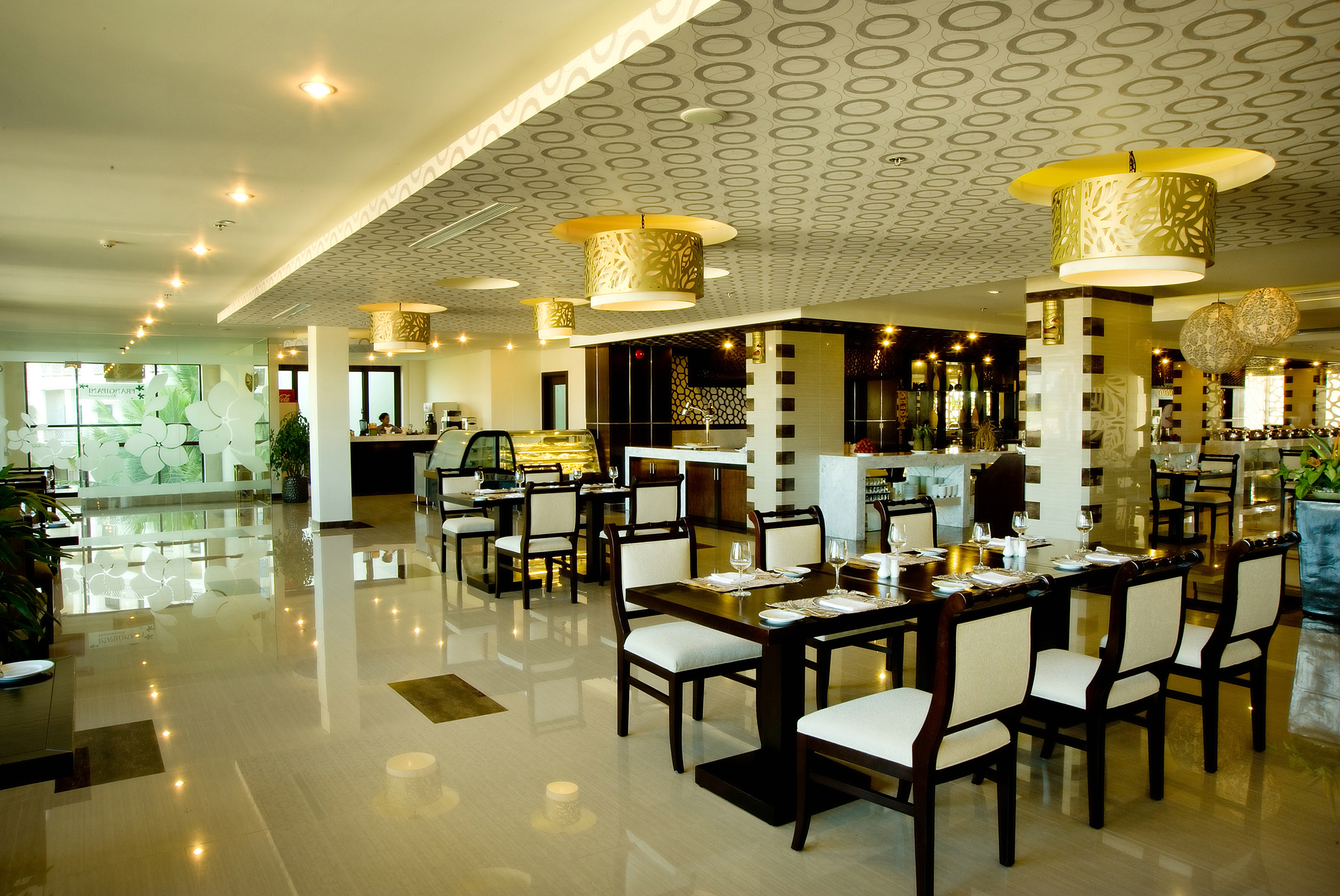 Olalani Resort's Frangipani Restaurant.
