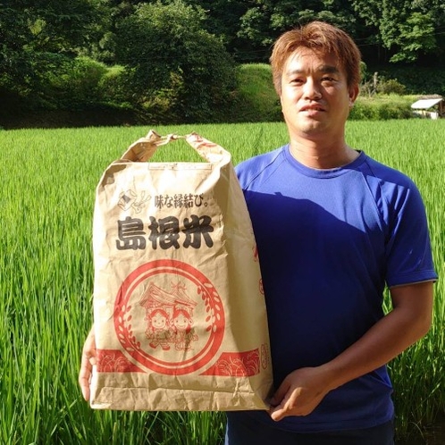 【食材生産者様のご紹介】　「お米」　島根米のコシヒカリを、稲作農家さんから直接仕入れております