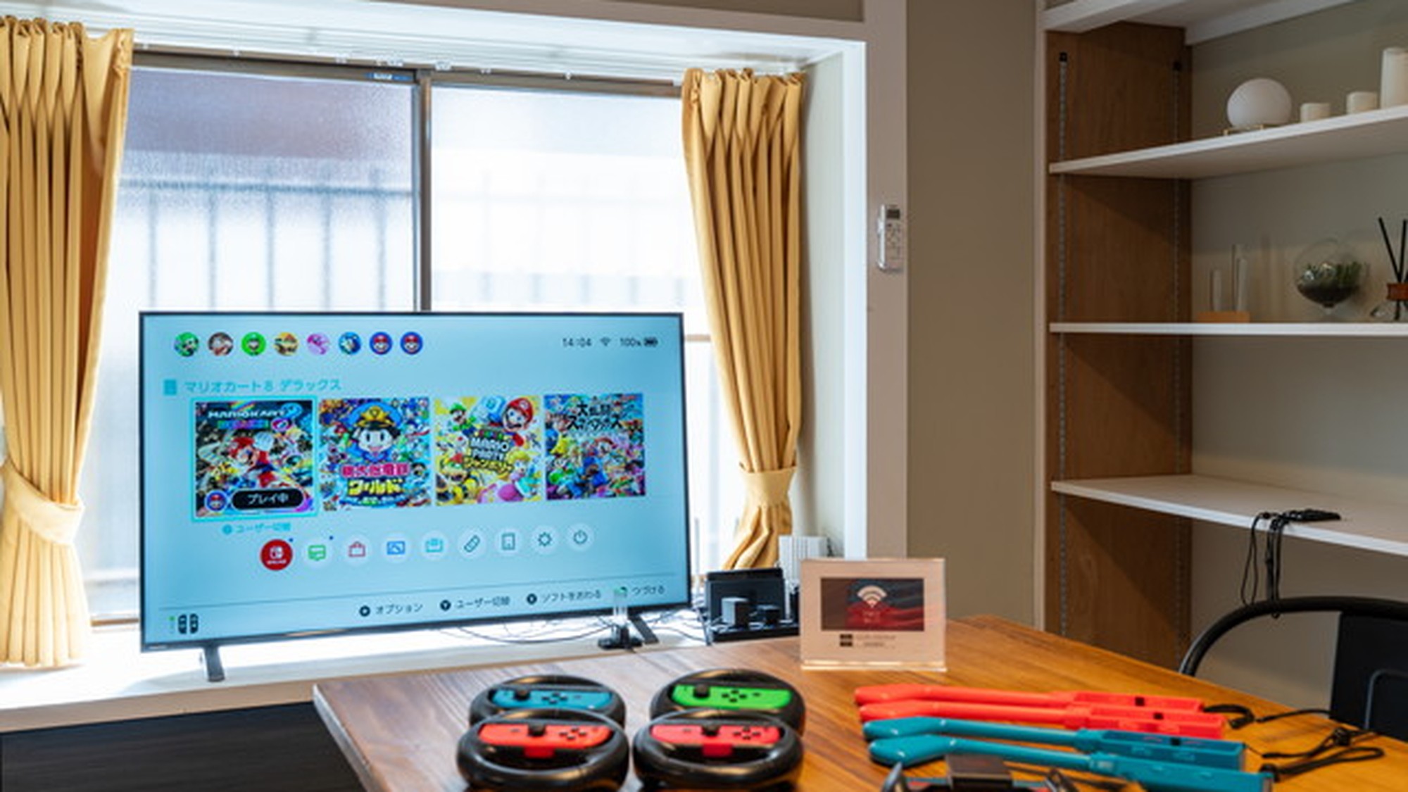 NintendoSwitch（マリオカートやマリオゴルフ、マリオパーティジャンボリー）