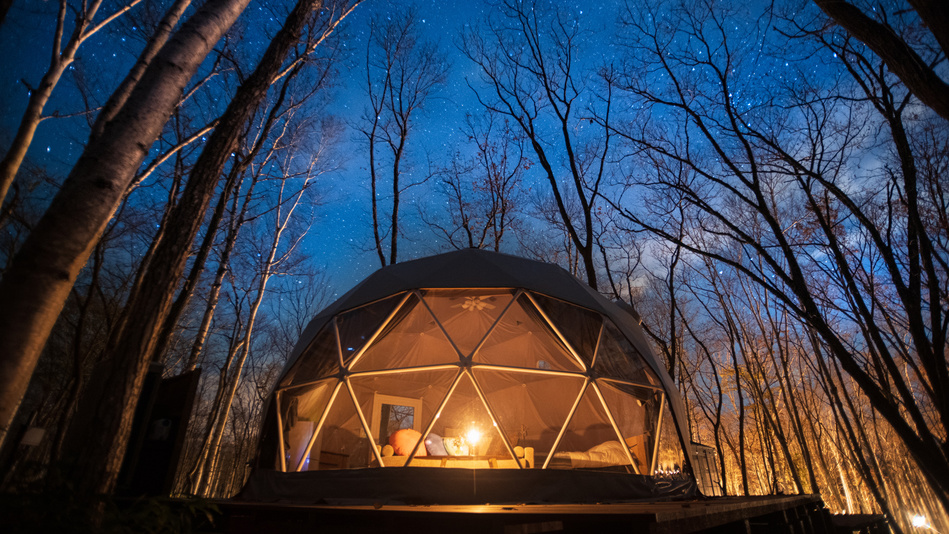 【卒業旅行に♪学生さん応援】学割料金＆選べるアウトドア体験付き♪グランピングで思い出作り！＜素泊り＞