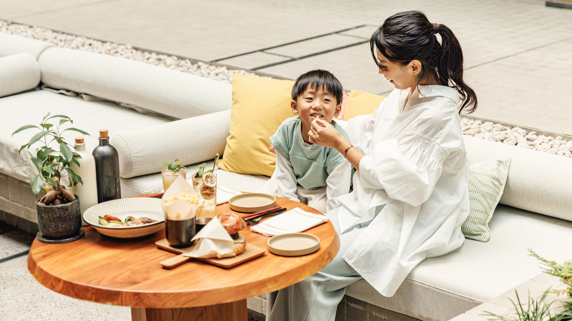 お子様と一緒に、楽しいお食事を