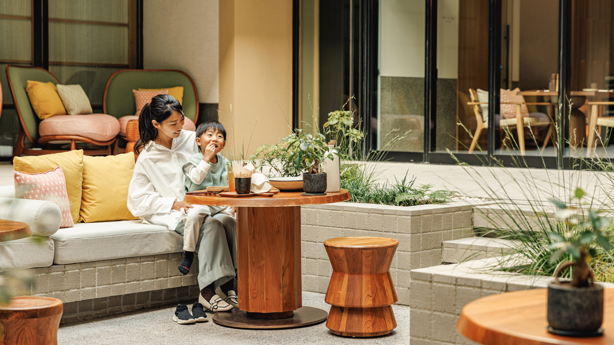 お子様と一緒に、楽しいお食事を