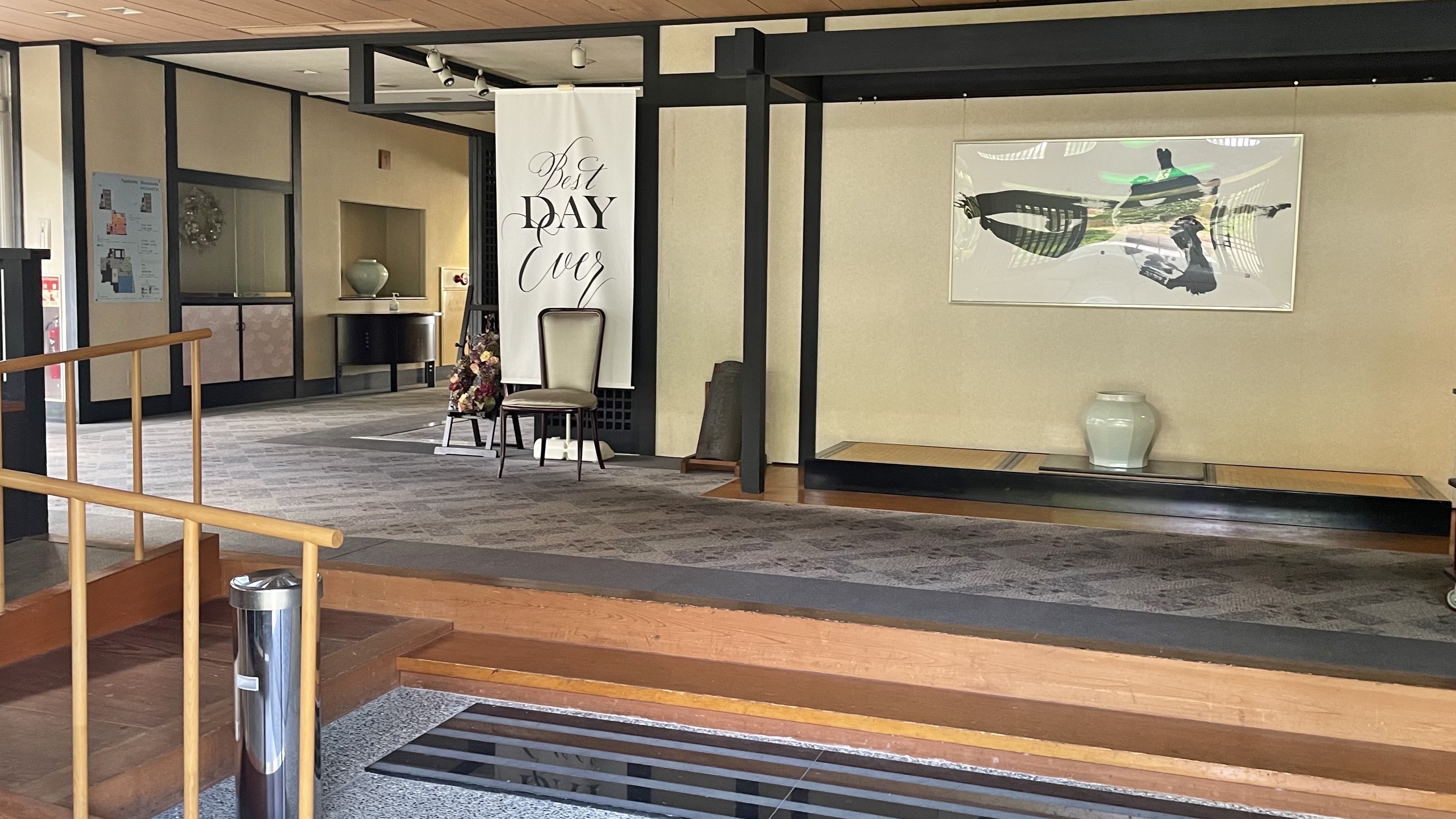 *【和玄関】老舗旅館の佇まいと趣のある内玄関