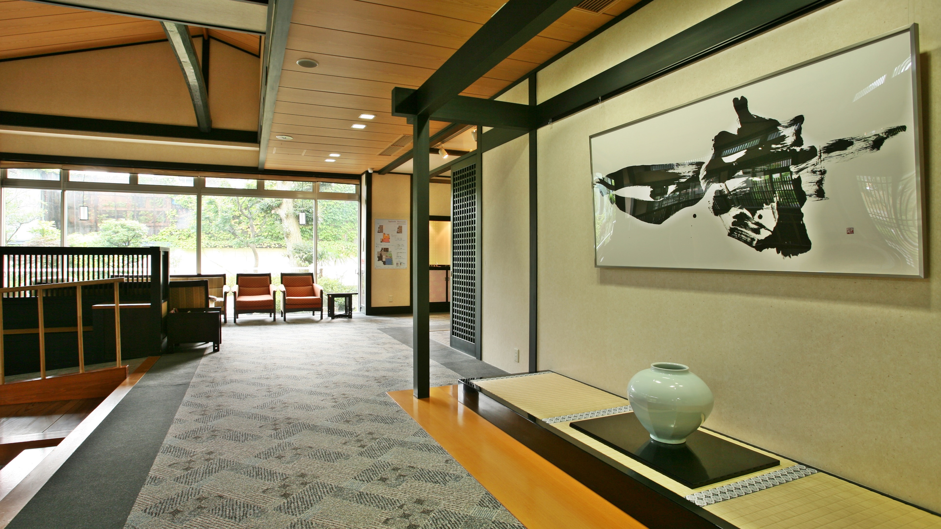 *【和玄関】老舗旅館の佇まいと趣のある内玄関