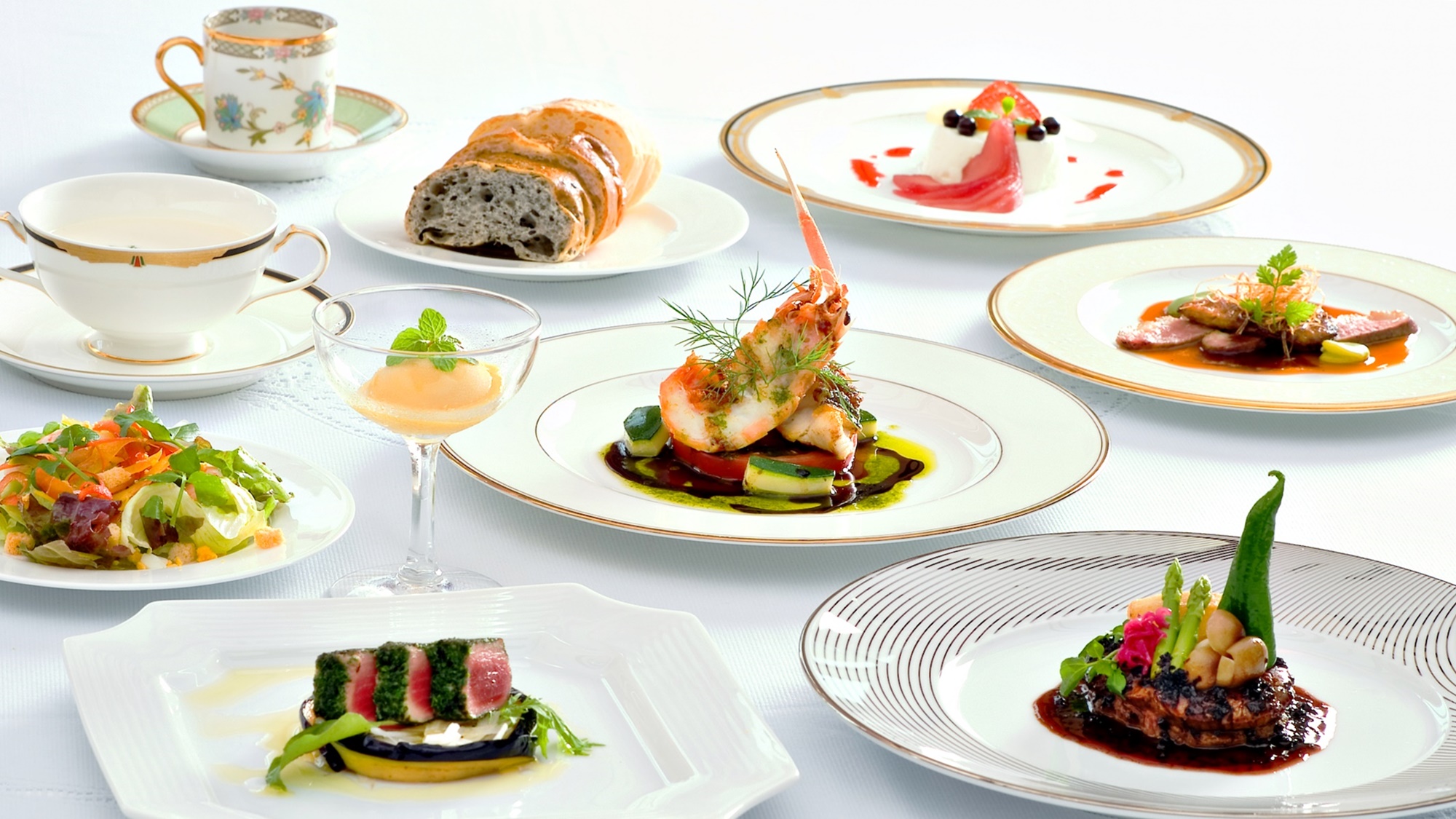 *【フレンチ一例】厳選食材で仕立てるシェフ渾身のおもてなしフレンチ