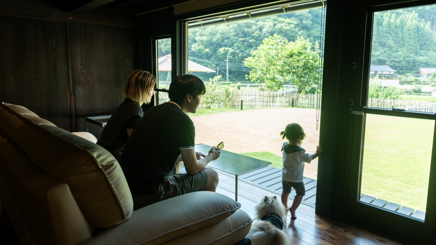 ＜ペットOK＞愛犬と泊まれる！プライべートドッグラン＆ペットグッズ充実（二食付き）