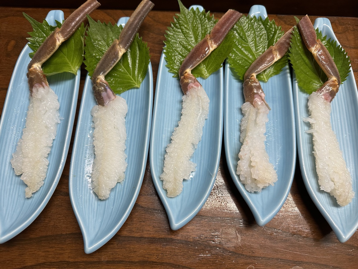 ②【素泊まり＋活地蟹プラン】冬の新企画！地蟹持込み→当宿で捌きます。内容必見！やっぱり活蟹美味しい。