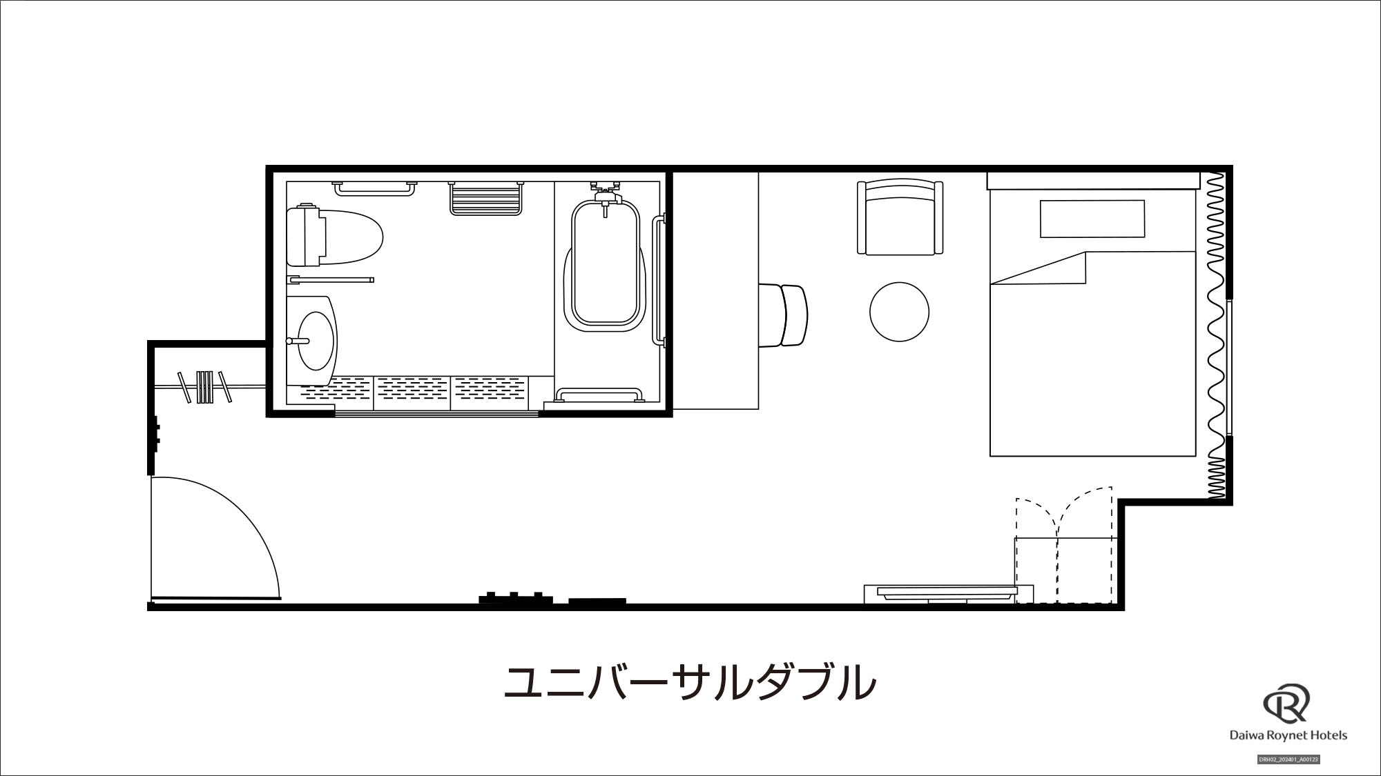 ユニバーサルダブル間取り