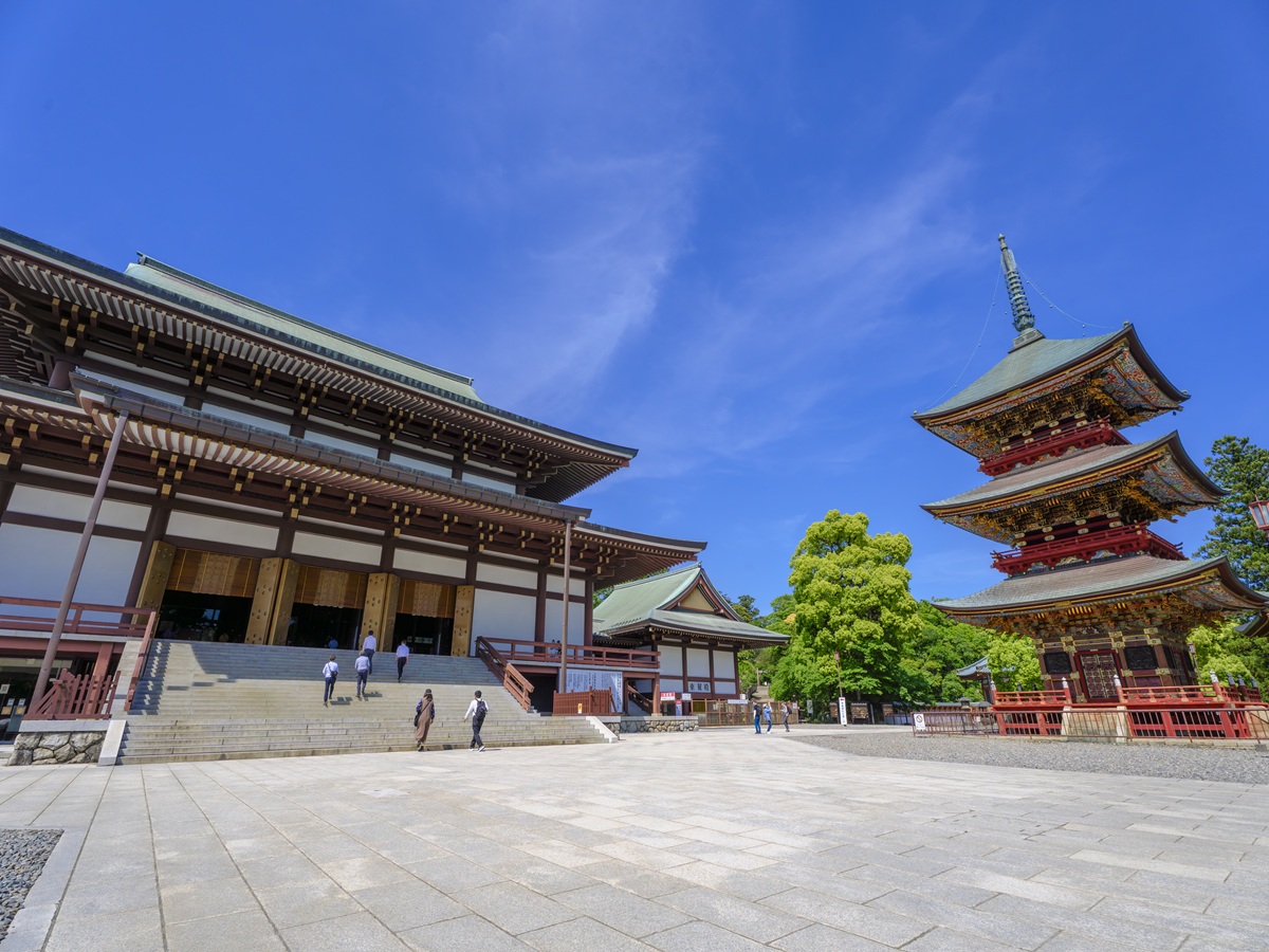 近隣観光施設：成田山新勝寺（車で約15分）