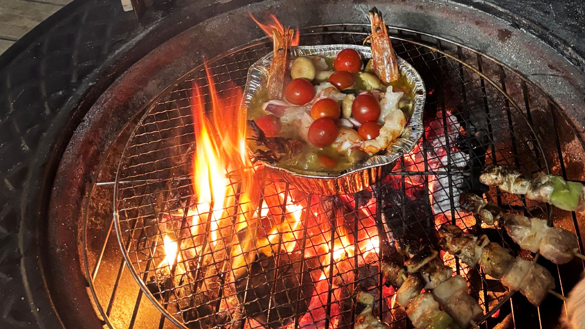 ・【BBQ】みんなで楽しくワイワイBBQ。アウトドアを満喫できます。