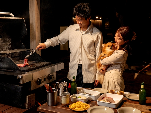 【夕/朝食・温浴スパ付】愛犬と一緒にステイ　★夕食はお部屋テラスでBBQプラン