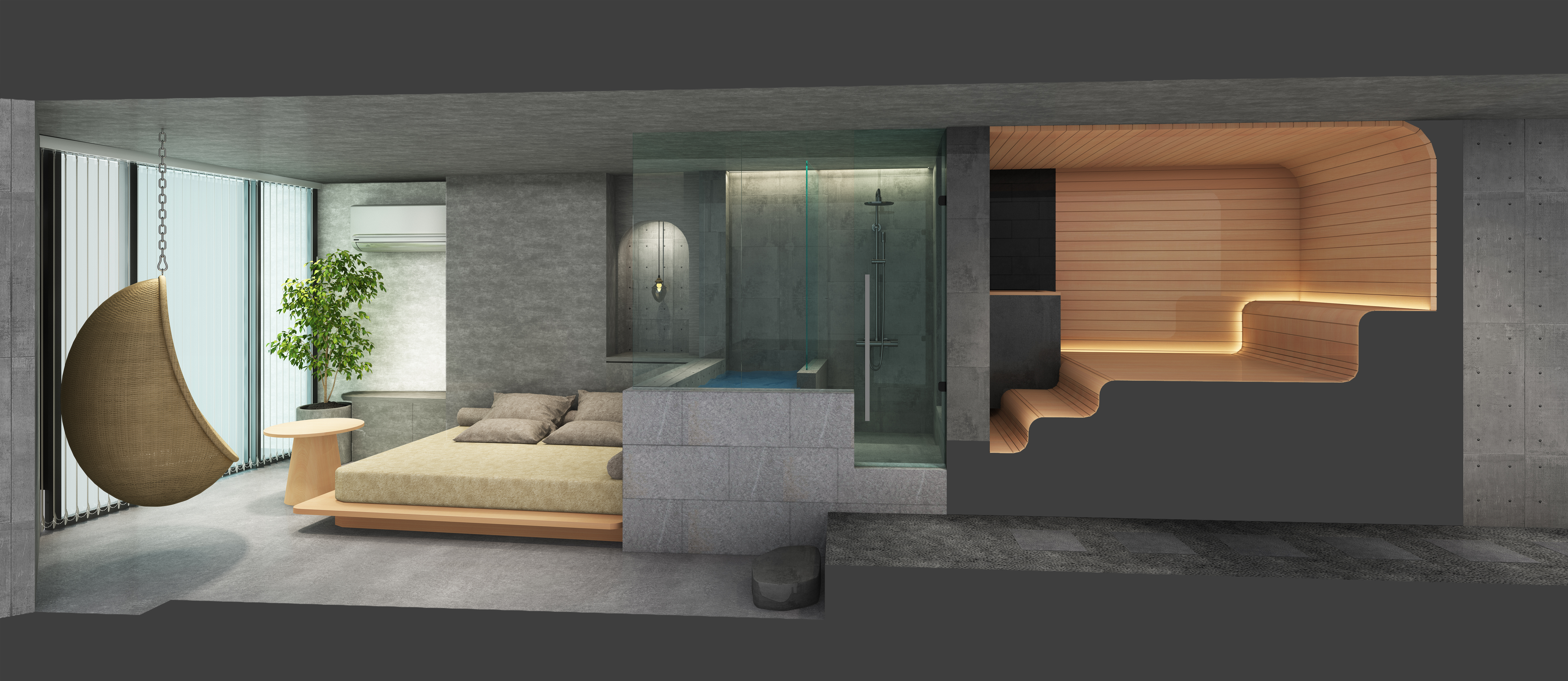 2nd ARCH 昼間のお部屋のイメージ