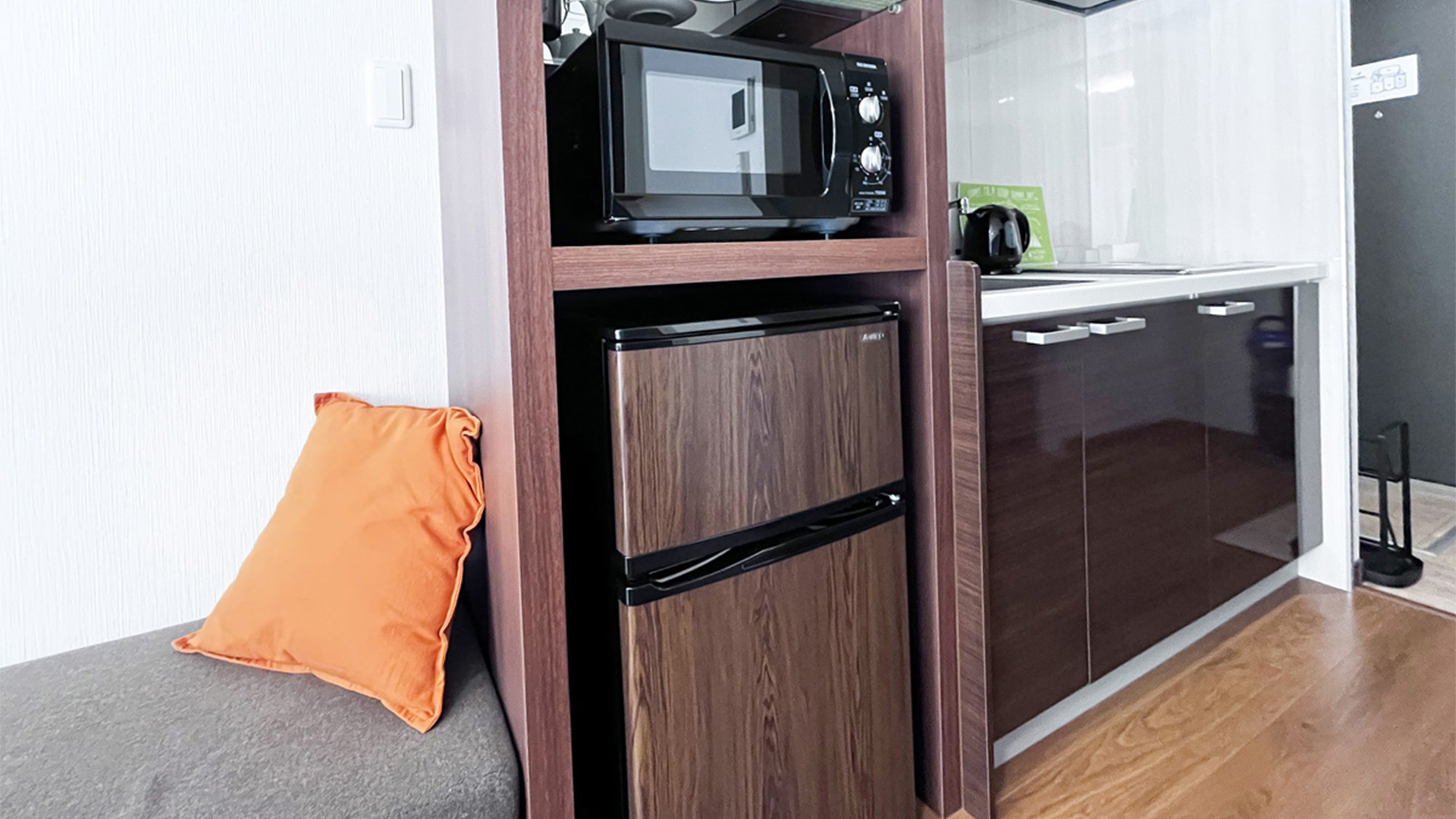 ・【ツインルーム】連泊でも安心の充実設備です。旅先でも普段と変わりなく快適にお過ごしいただけます