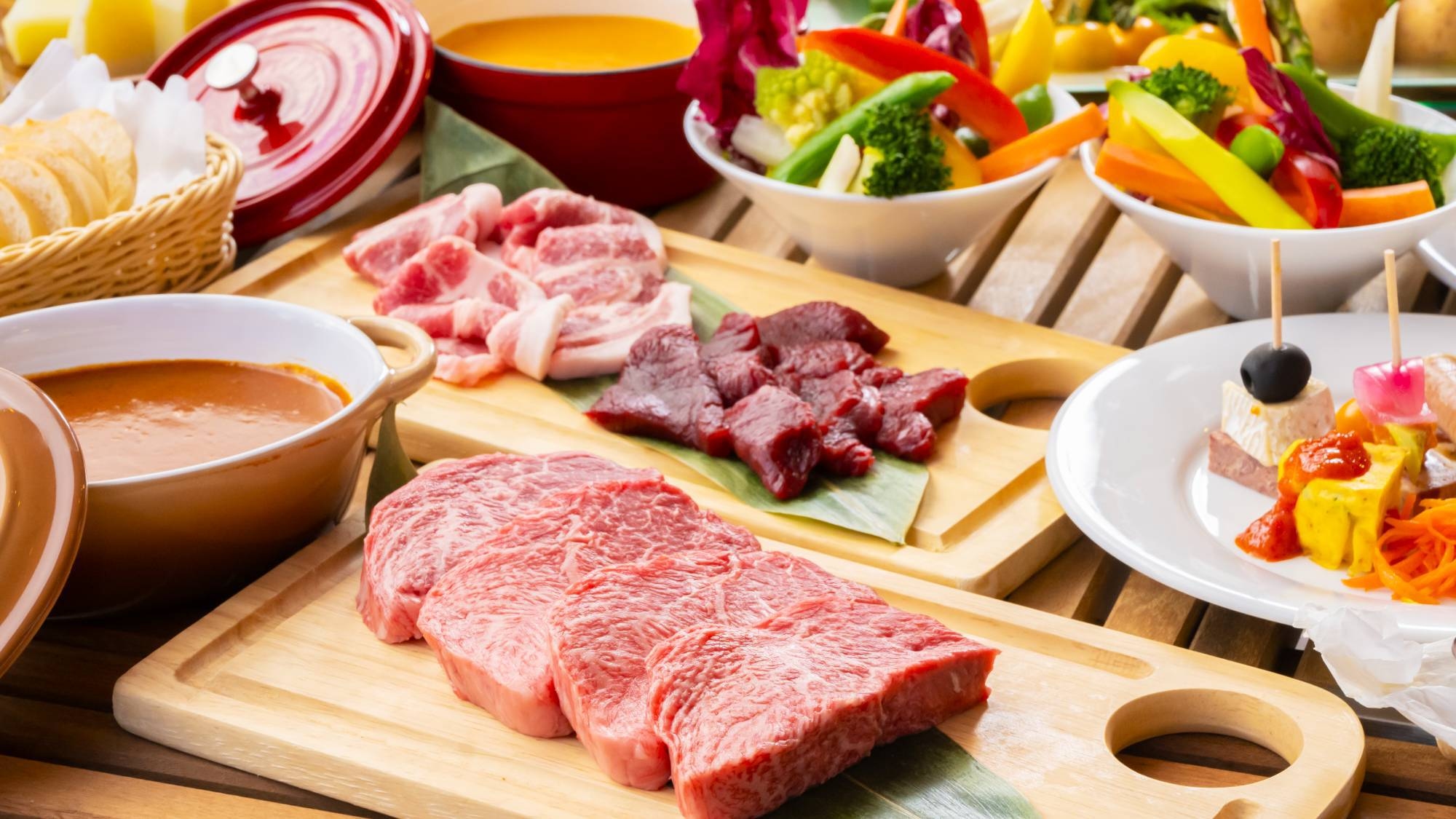 【BBQ-プレミアム-】『ブランド肉』×『ぎふジビエ』旬の幸と厳選食材で彩る、贅沢BBQ
