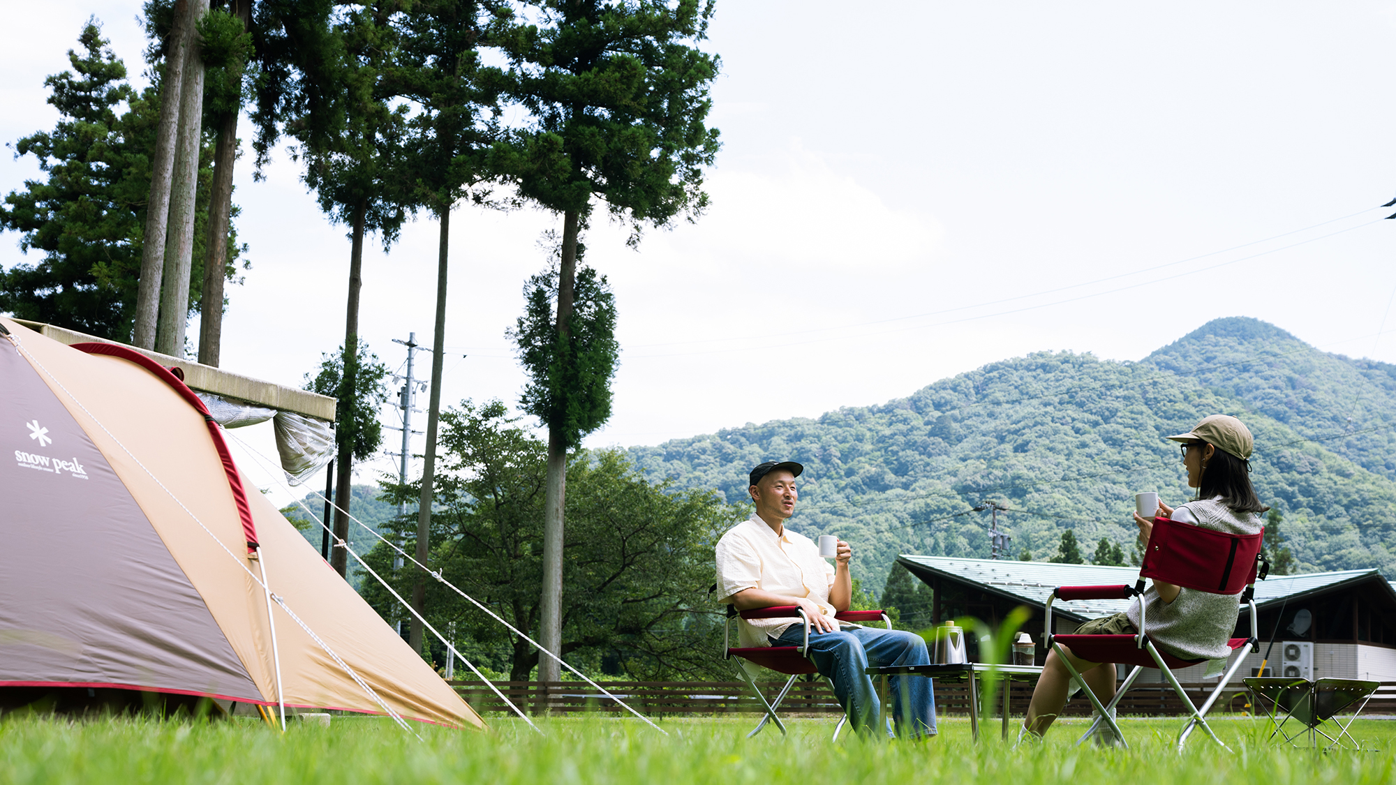 都会では味わえない、大自然に囲まれたひとときを。