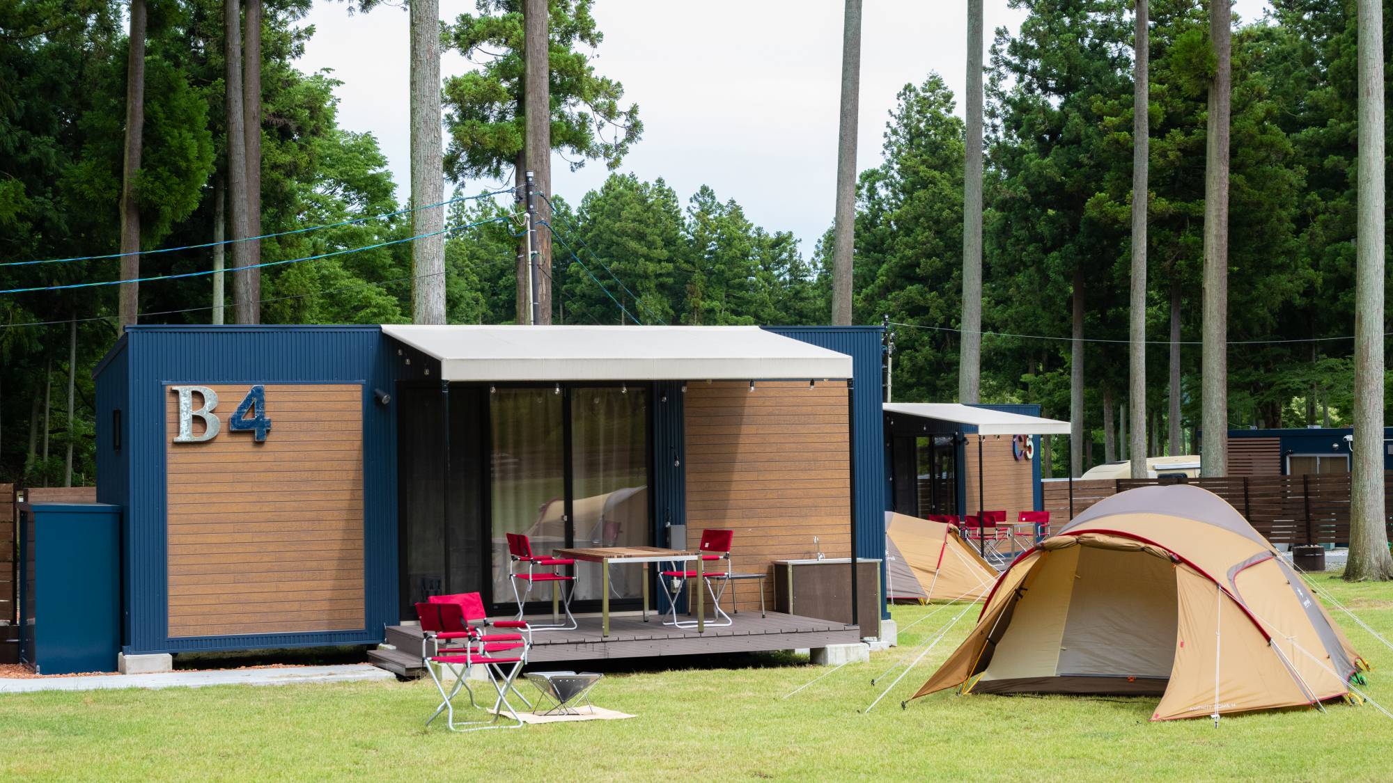 【全棟テント付き】キャンプ初心者も安心◎設営済みテントで気軽なアウトドア体験を♪