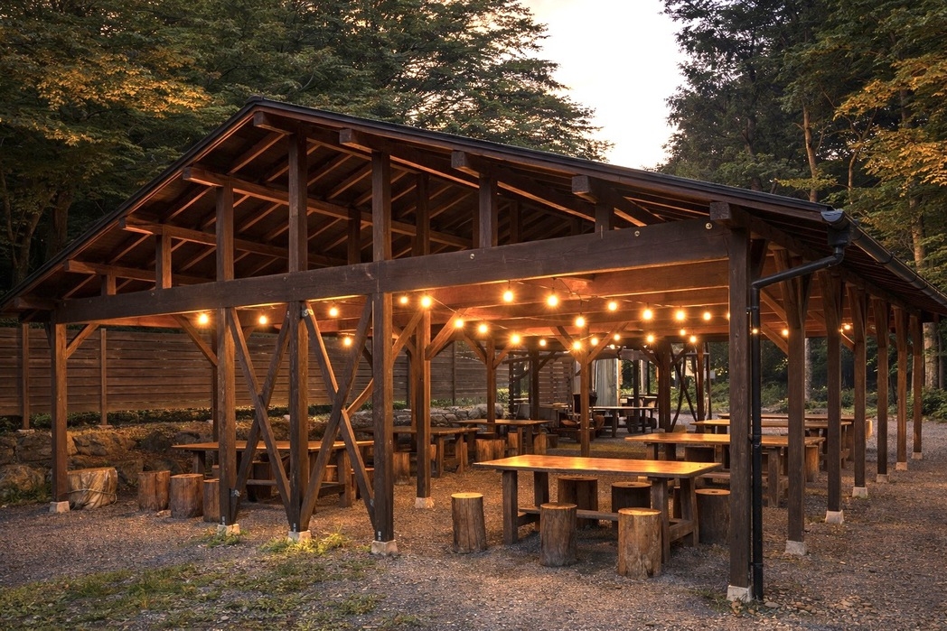 【古民家泊で手ぶらで炭火BBQ】秩父名物ホルモン×焚き火×星空を楽しむ屋外テラスで♪