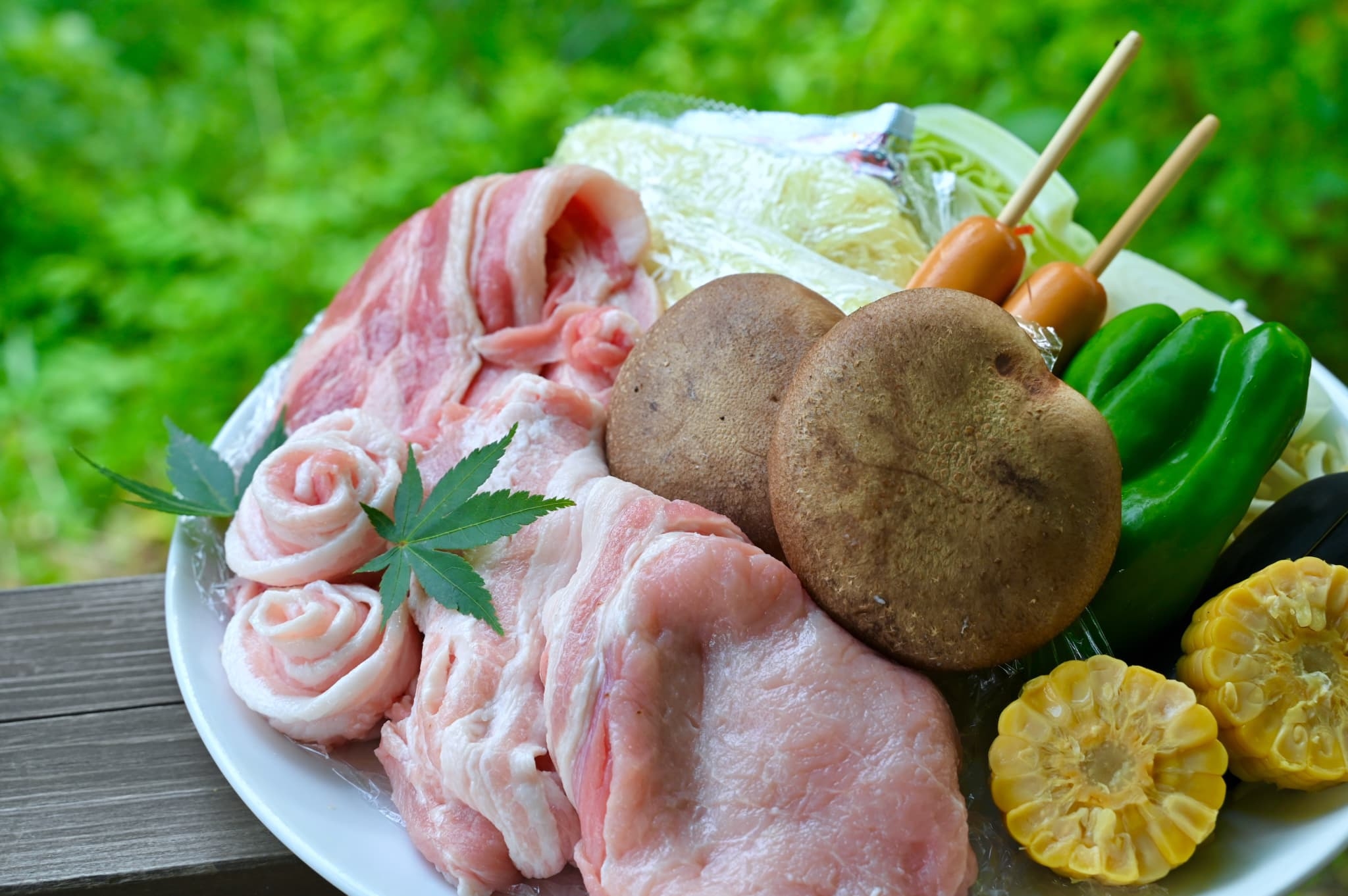 【古民家泊で手ぶらで炭火BBQ】秩父名物ホルモン×焚き火×星空を楽しむ屋外テラスで♪