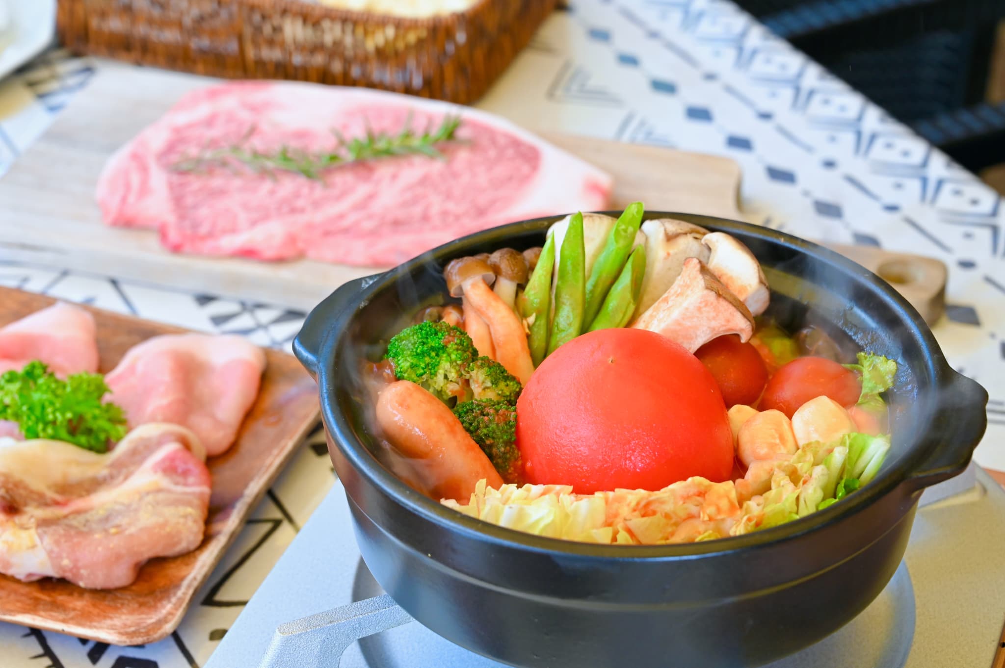 冬季限定トマト鍋付きプラン 野菜が採れて身体がぽかぽか温まる鍋付き♪